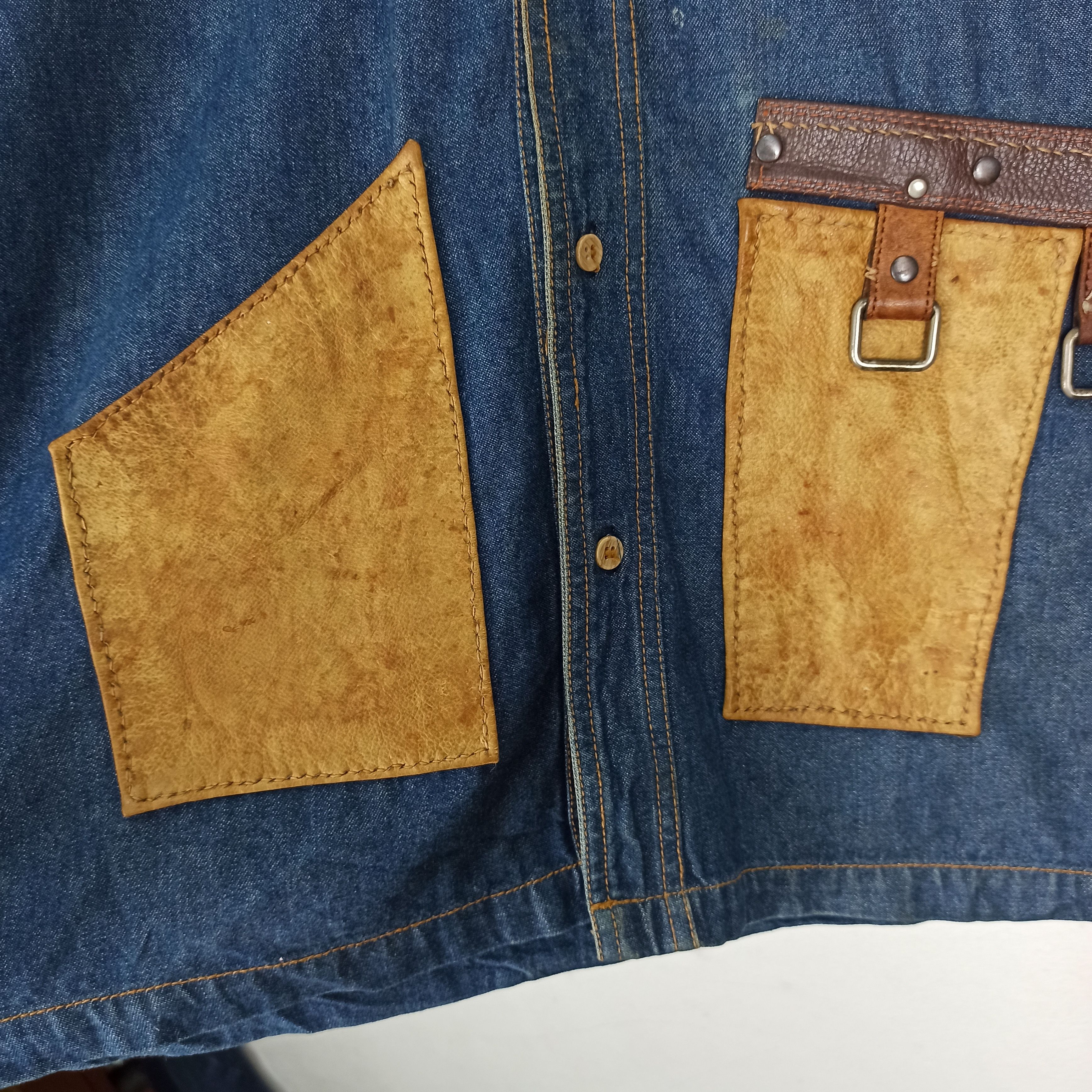 Japanese Brand Vintage INCA CAMEL Jacket Jeans Leather Pocket Size US L / EU 52-54 / 3 - 4 Thumbnail