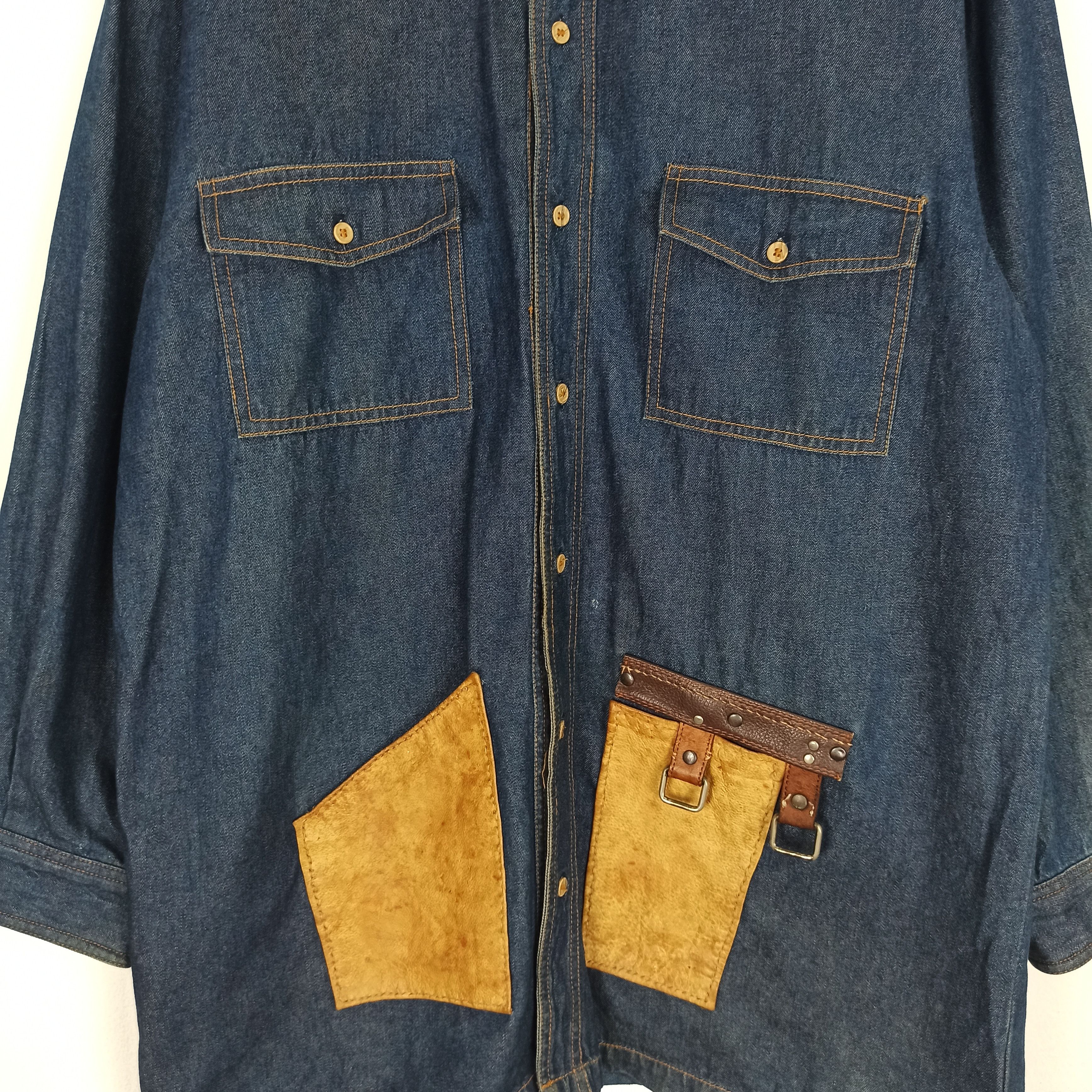 Japanese Brand Vintage INCA CAMEL Jacket Jeans Leather Pocket Size US L / EU 52-54 / 3 - 3 Thumbnail