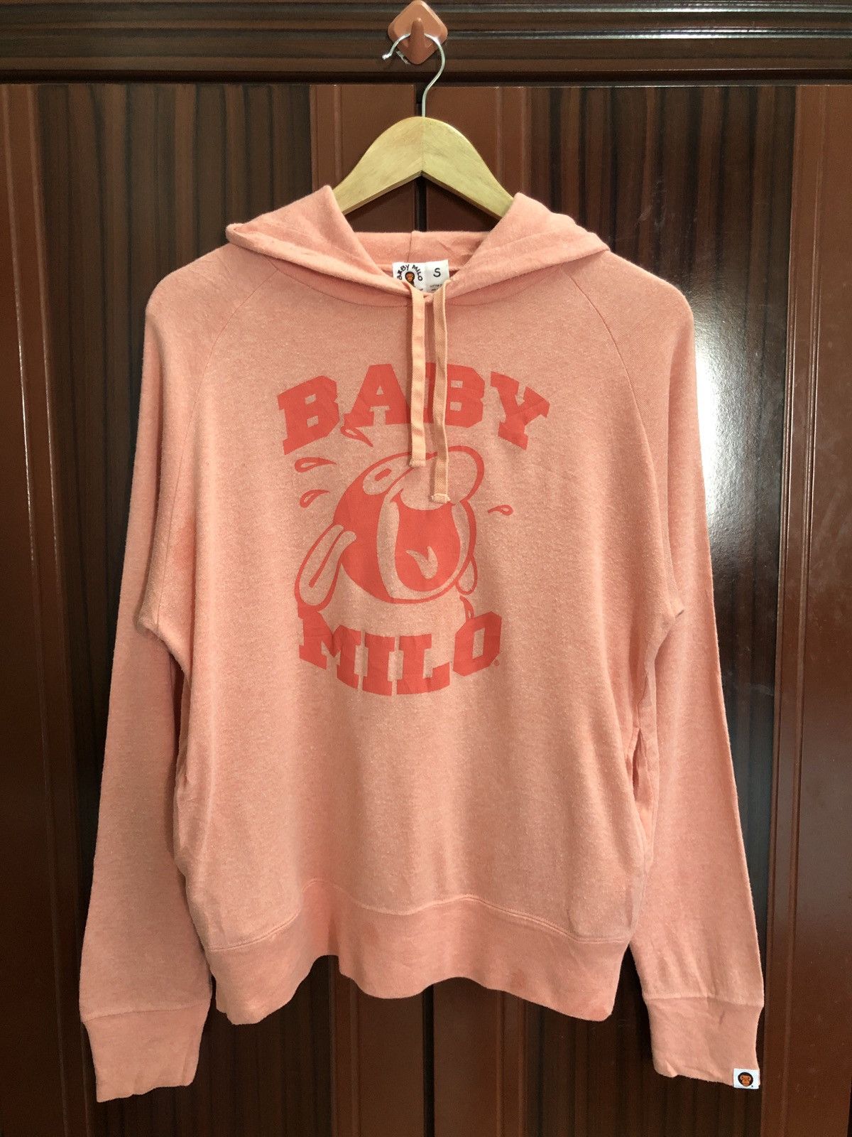 image of Bape Og Circa 2005 Baby Milo Laughing Hoodie, Men's (Size Small)