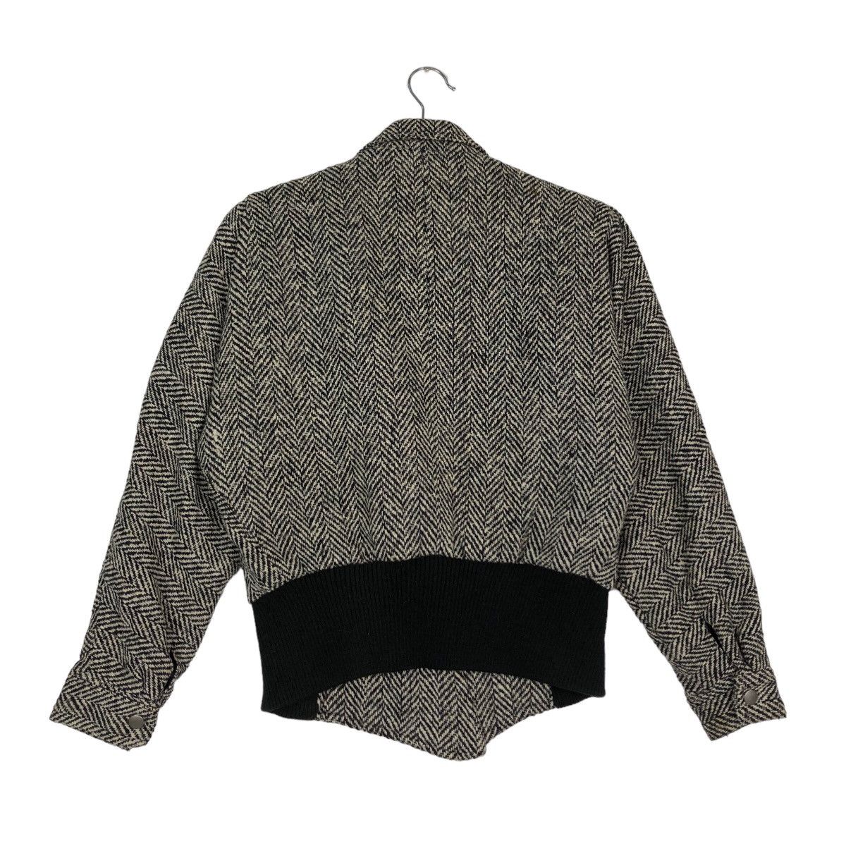 Japanese Brand VINTAGE HERRINGBONE BOMBER JACKET ISSEY MIYAKE DESIGN Size US S / EU 44-46 / 1 - 7 Thumbnail