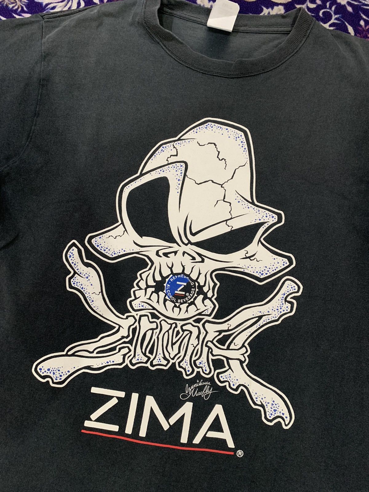 Japanese Brand Vintage Zima T- Shirt Size US L / EU 52-54 / 3 - 2 Thumbnail