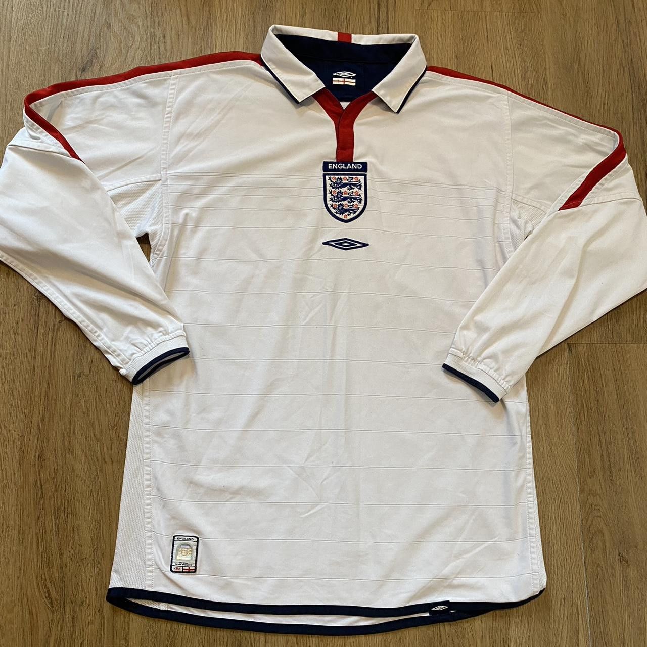Umbro 2002-04 England Home Reversible Football Shirt Umbro | Grailed