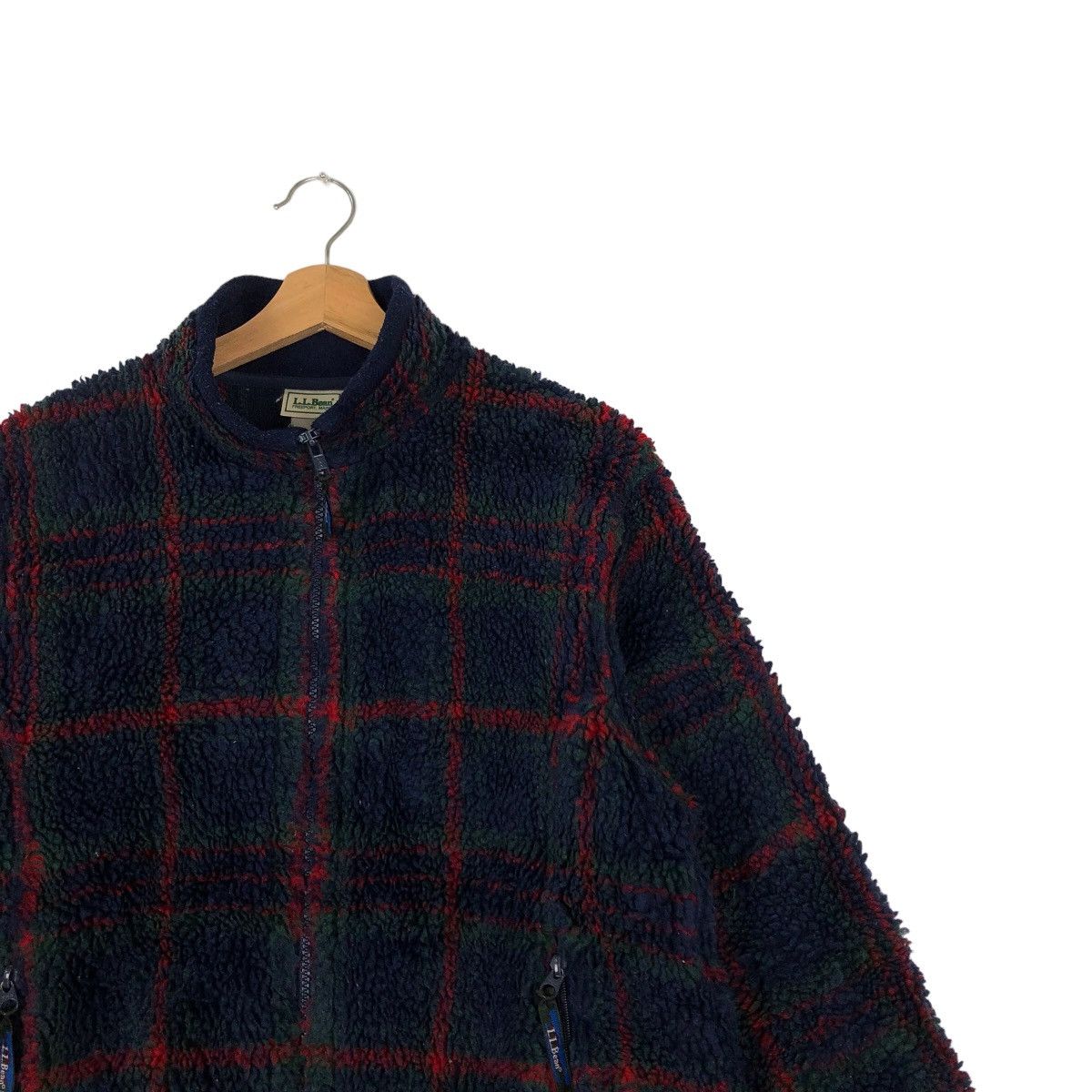 Japanese Brand VINTGE L.L.BEAN FLEECE JACKET TARTAN DESIGN Size US M / EU 48-50 / 2 - 5 Thumbnail