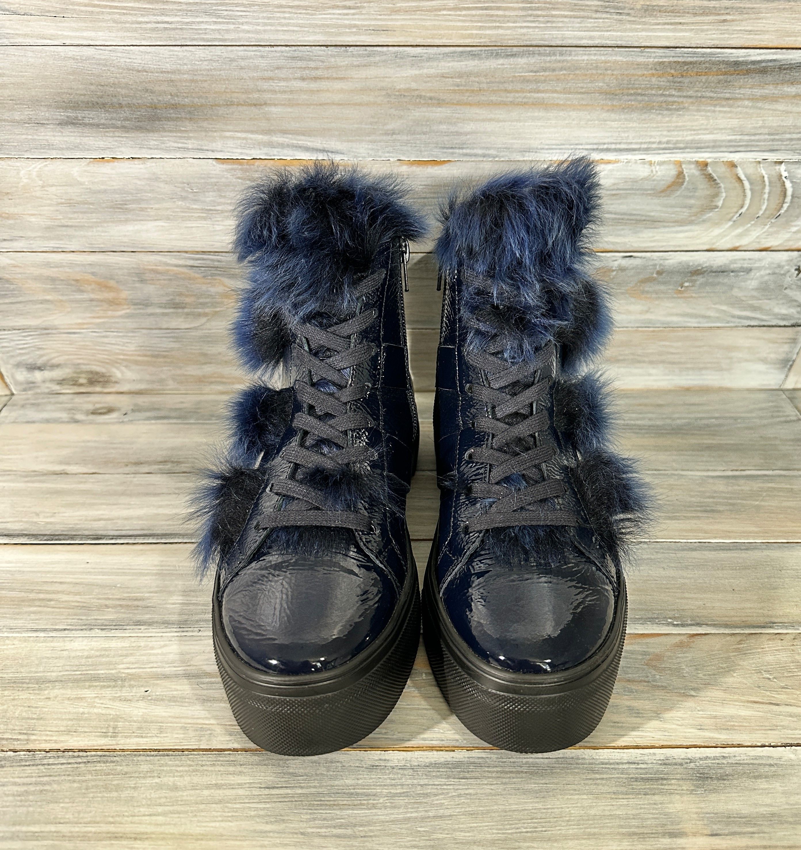 Leather Kennel & Schmenger Women's Patent Leather Shoes With Fur Size US 8 / IT 38 - 15 Thumbnail