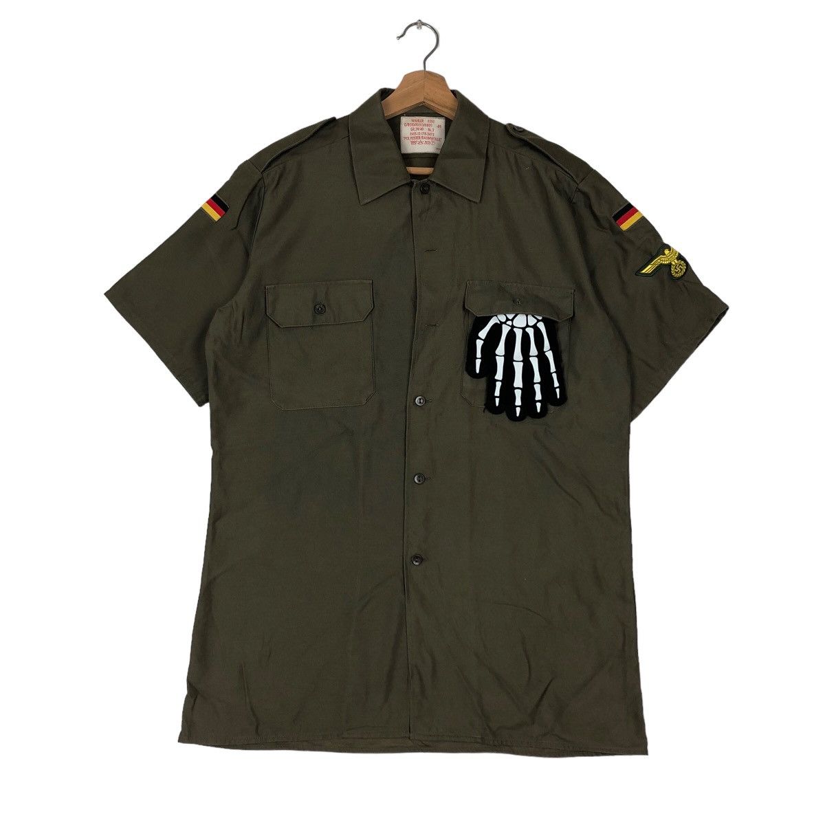 Vintage VINTAGE WORK JACKET MILITARY GERMANY WWII BIG LOGO Size US M / EU 48-50 / 2 - 1 Thumbnail