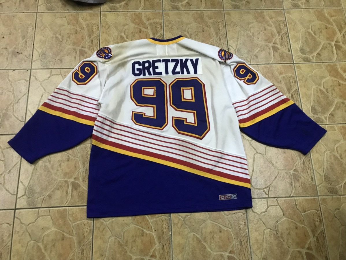 Ccm × NHL × Vintage Vintage 90s CCM NHL St.Louis Blue Wayne Gretzky Size US XL / EU 56 / 4 - 2 Thumbnail