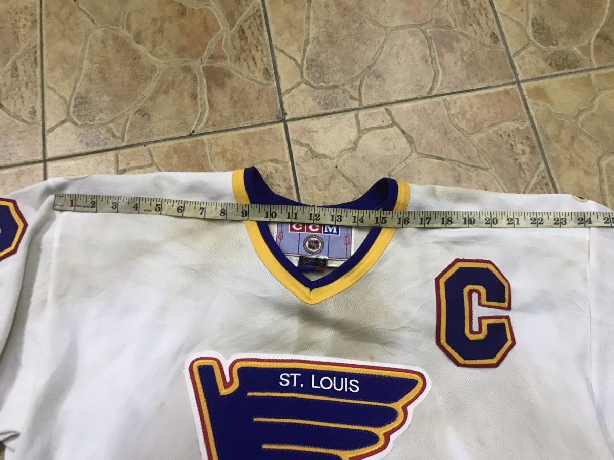 Ccm × NHL × Vintage Vintage 90s CCM NHL St.Louis Blue Wayne Gretzky Size US XL / EU 56 / 4 - 17 Thumbnail