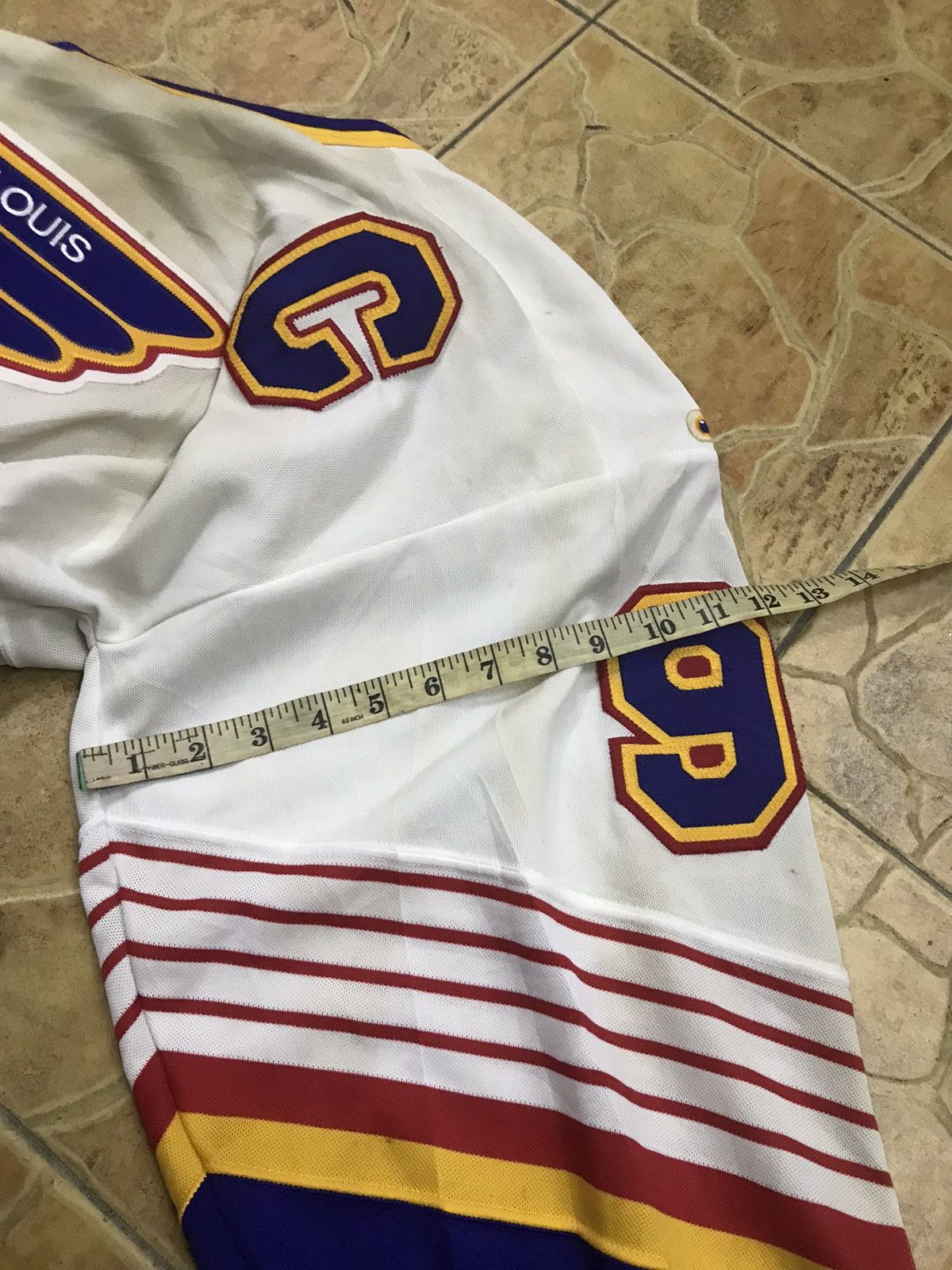 Ccm × NHL × Vintage Vintage 90s CCM NHL St.Louis Blue Wayne Gretzky Size US XL / EU 56 / 4 - 19 Thumbnail