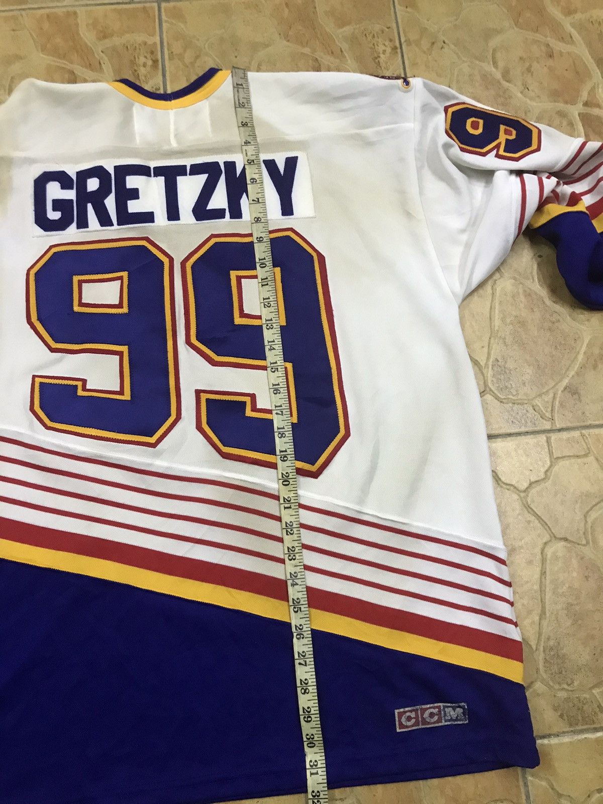 Ccm × NHL × Vintage Vintage 90s CCM NHL St.Louis Blue Wayne Gretzky Size US XL / EU 56 / 4 - 15 Thumbnail