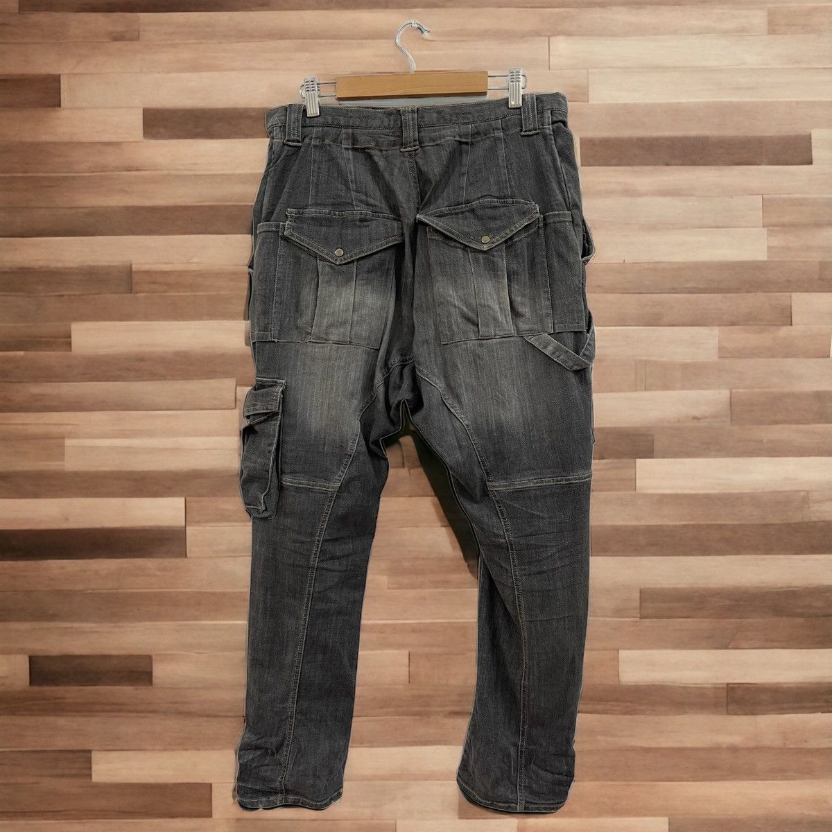 Kapital × PPFM PPFM Multipocket Stretch Jeans Size US 32 / EU 48 - 4 Thumbnail