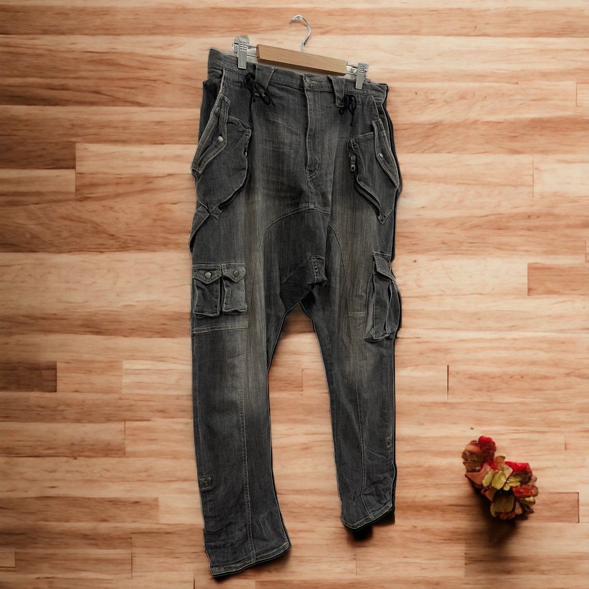 Kapital × PPFM PPFM Multipocket Stretch Jeans Size US 32 / EU 48 - 2 Thumbnail
