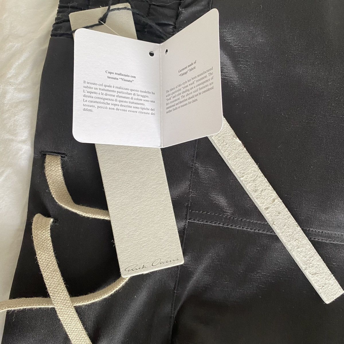 Rick Owens BNWT Rick Owens Silk boxing style black shorts. Size 27" / US 4 / IT 40 - 3 Thumbnail