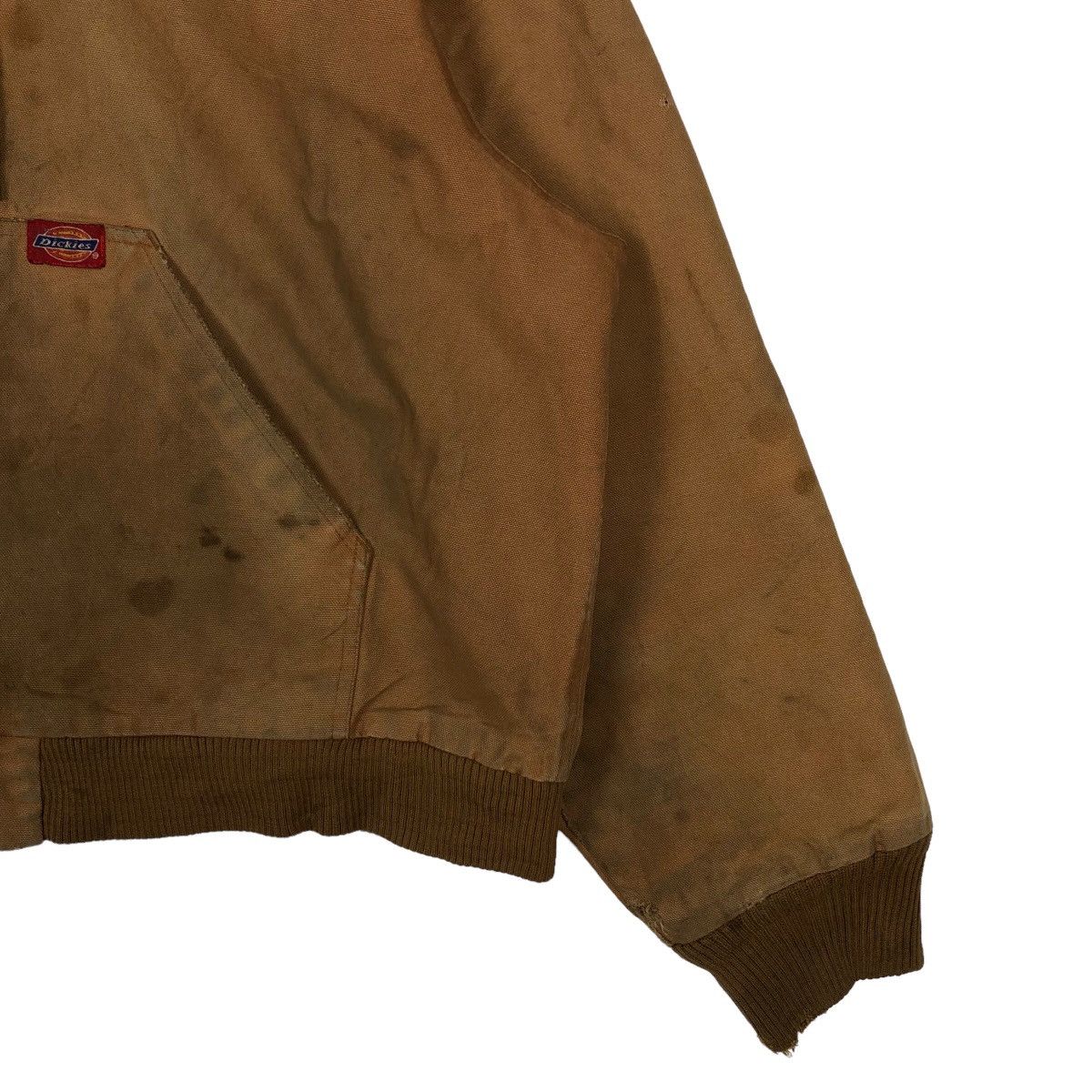 Japanese Brand VINTAGE CHORE WORK JACKET DICKIES USA MADE RICH BROWN Size US L / EU 52-54 / 3 - 4 Thumbnail