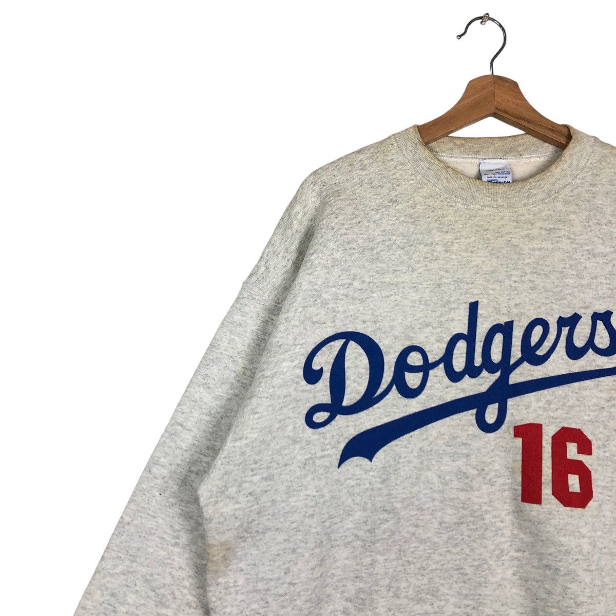 MLB VINTAGE SWEATSHIRT CREWNECK DODGERS NOMO 16 SALEM SPORTWEAR Size US XL / EU 56 / 4 - 6 Thumbnail