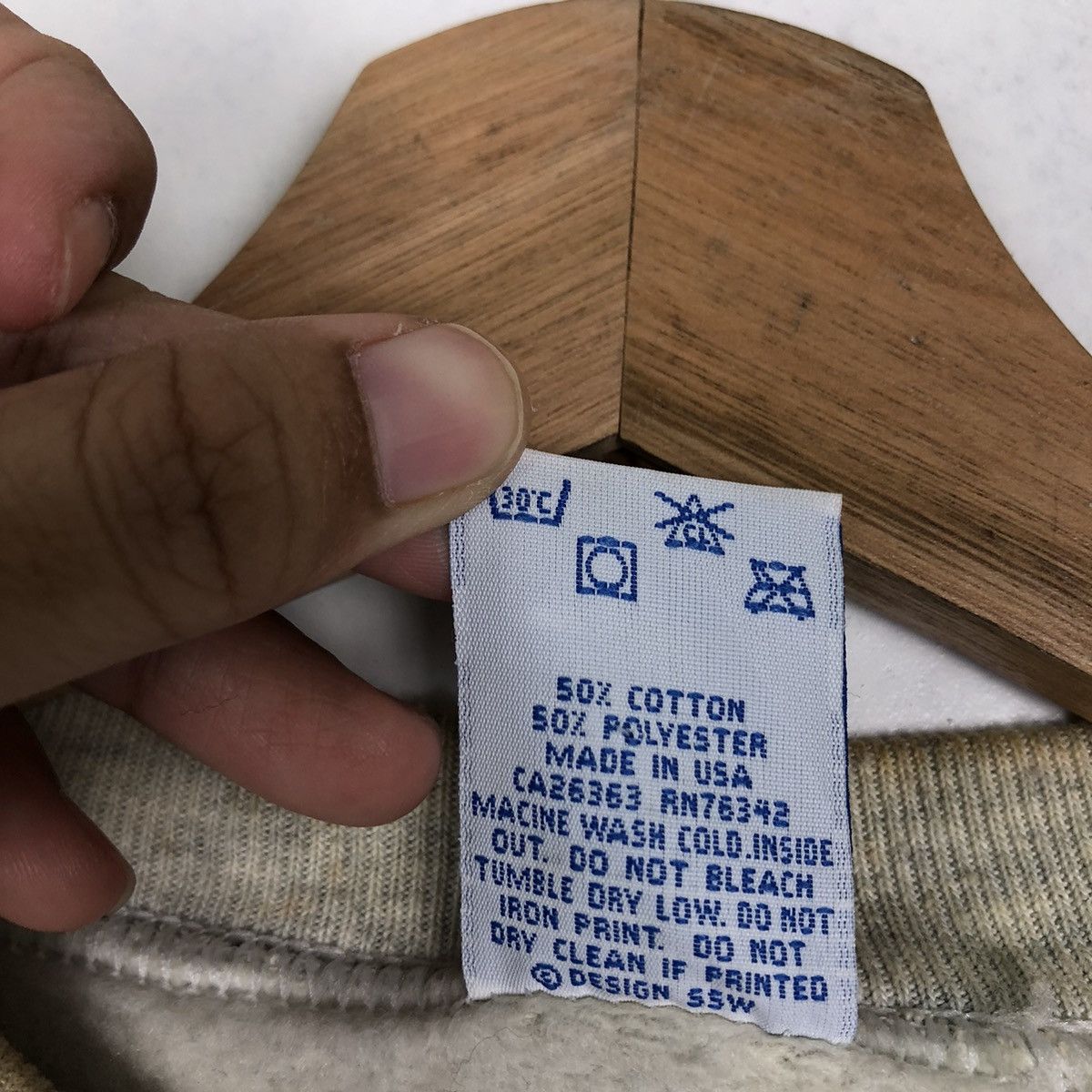 MLB VINTAGE SWEATSHIRT CREWNECK DODGERS NOMO 16 SALEM SPORTWEAR Size US XL / EU 56 / 4 - 11 Thumbnail