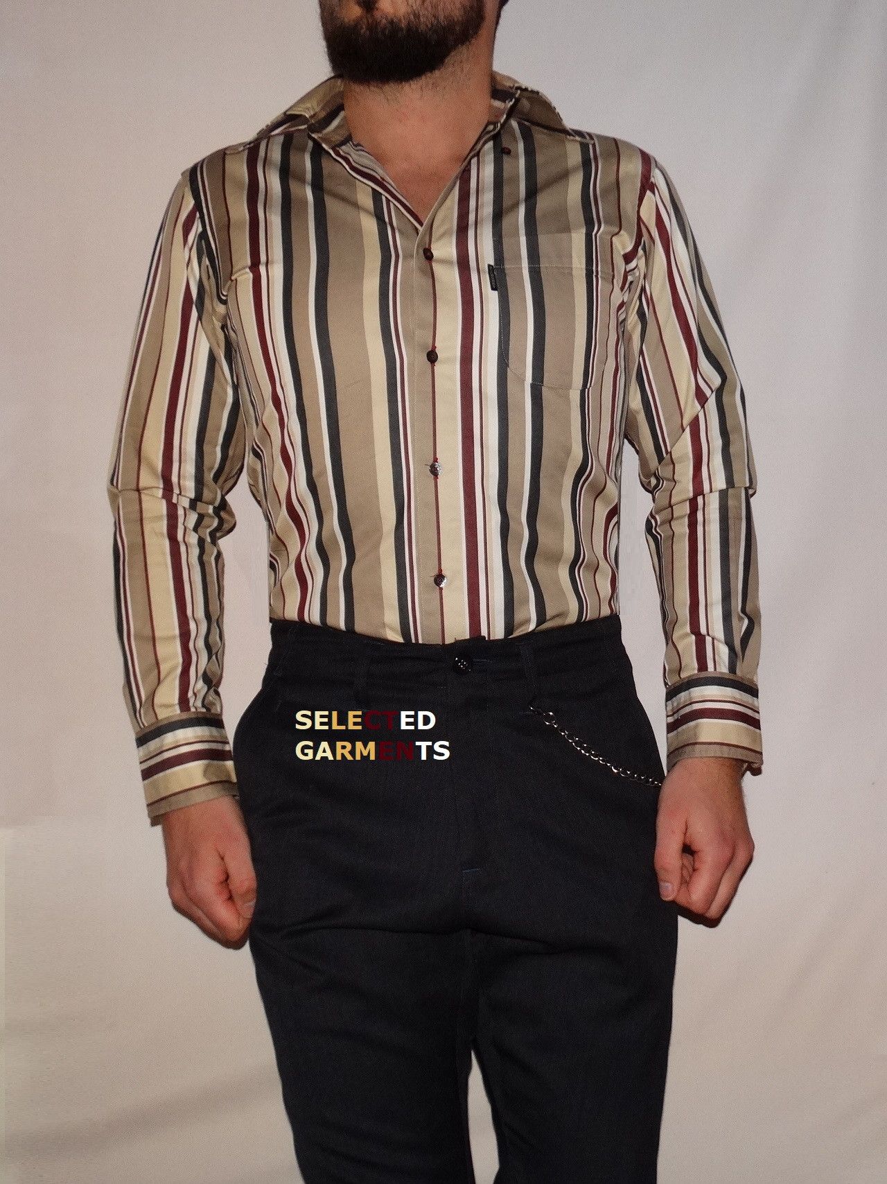 Burberry × Burberry Prorsum Y60 Burberry novacheck pattern stripes pocket shirt M Size US M / EU 48-50 / 2 - 3 Thumbnail