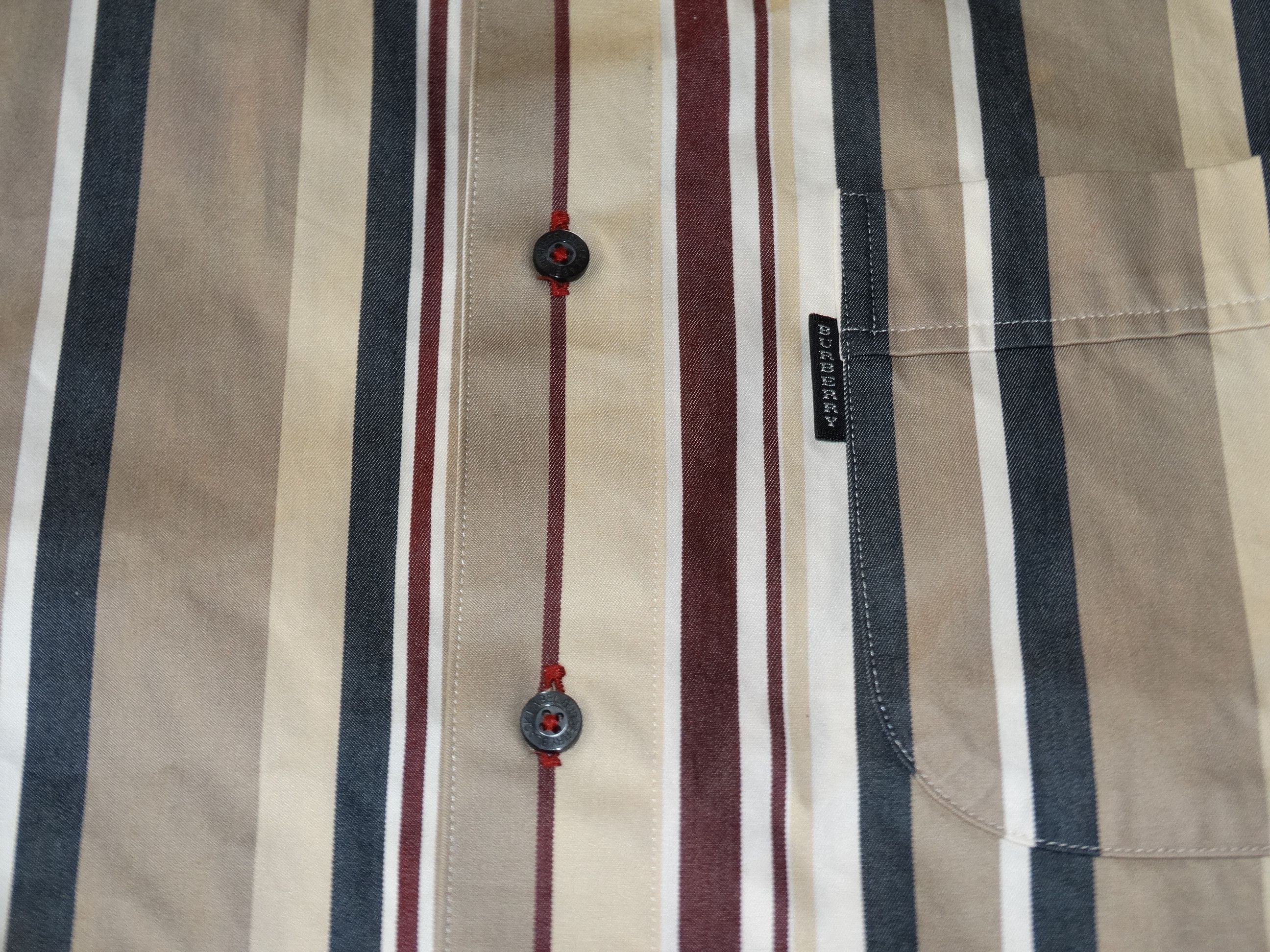 Burberry × Burberry Prorsum Y60 Burberry novacheck pattern stripes pocket shirt M Size US M / EU 48-50 / 2 - 5 Thumbnail