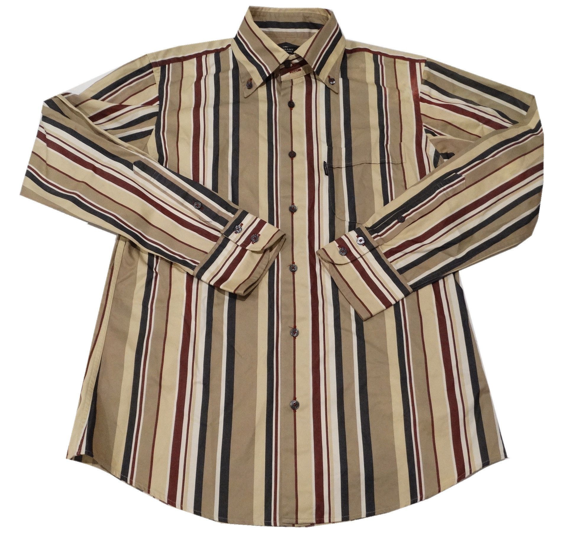 Burberry × Burberry Prorsum Y60 Burberry novacheck pattern stripes pocket shirt M Size US M / EU 48-50 / 2 - 2 Thumbnail