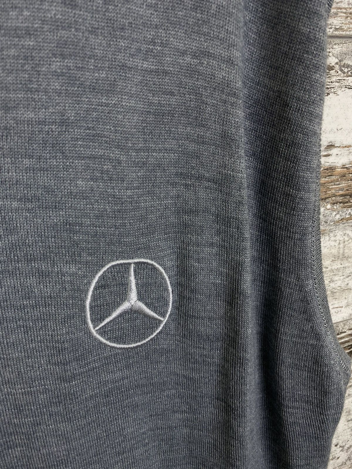 Mercedes-Benz × Vintage Mens Vintage Mercedes Benz Vest wool rare y2k Size US XXL / EU 58 / 5 - 4 Thumbnail