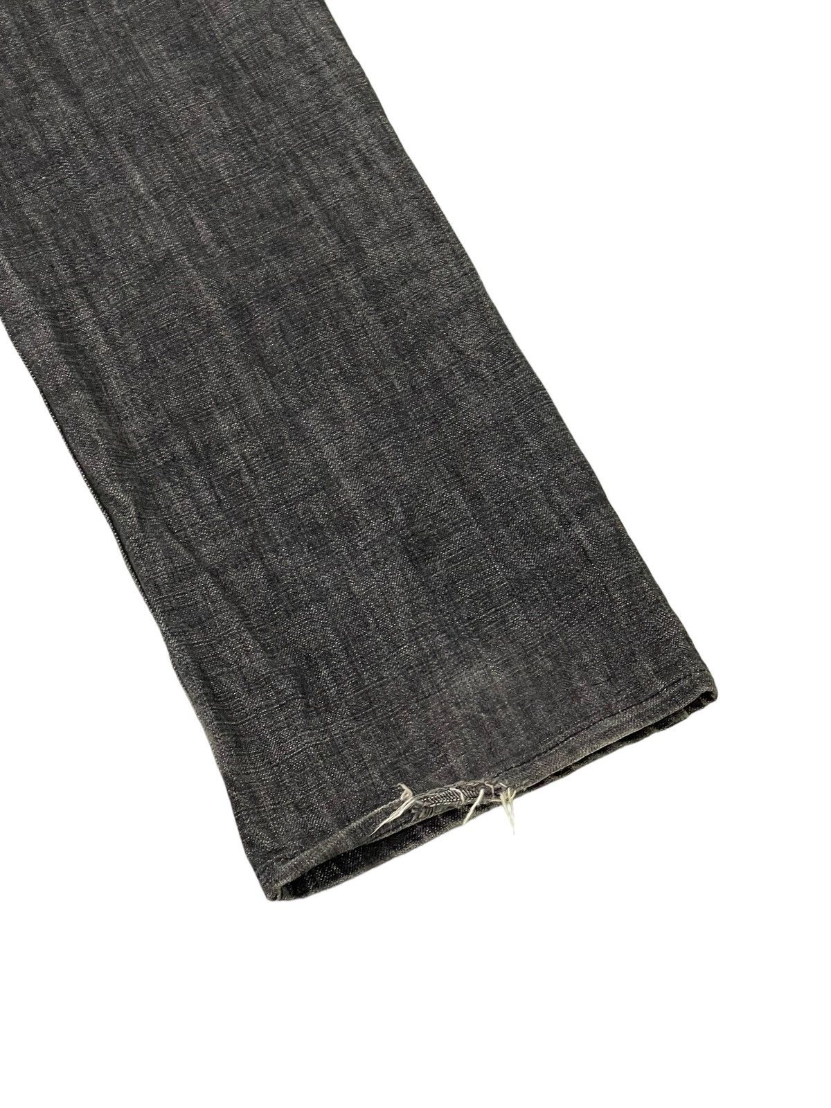 Japanese Brand Loose Jeans Dept Japan Patchwork Distress Denim 5🟦5 Size US 31 - 15 Thumbnail