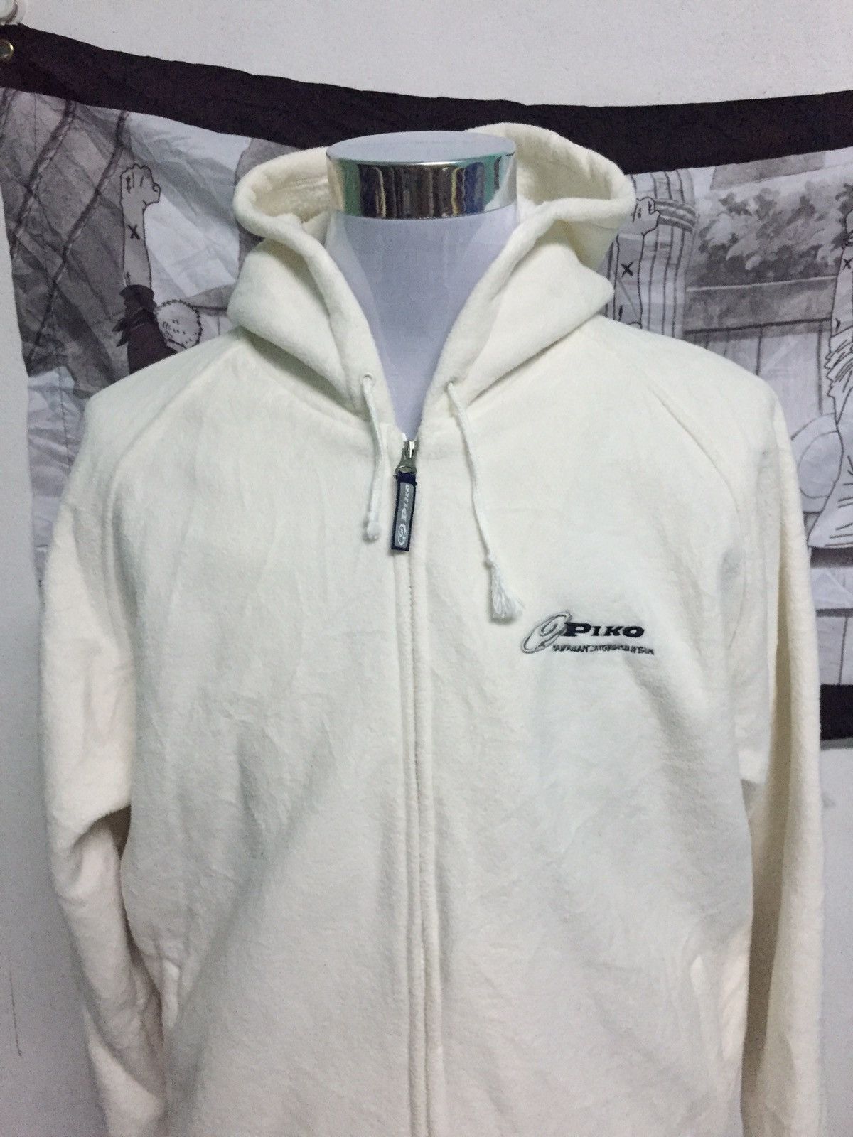 Japanese Brand Piko Hawaiian Longboard Wear Thick Fleece Jacket Hoodie Size US L / EU 52-54 / 3 - 6 Thumbnail