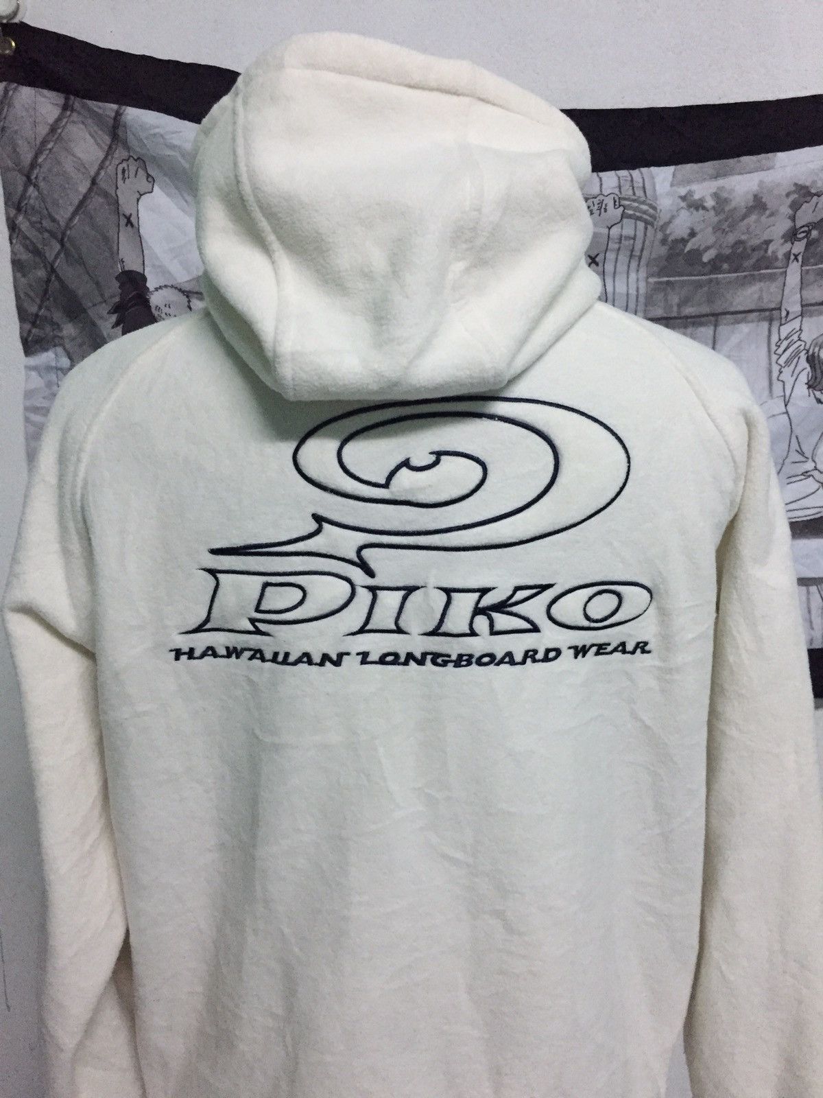 Japanese Brand Piko Hawaiian Longboard Wear Thick Fleece Jacket Hoodie Size US L / EU 52-54 / 3 - 2 Thumbnail