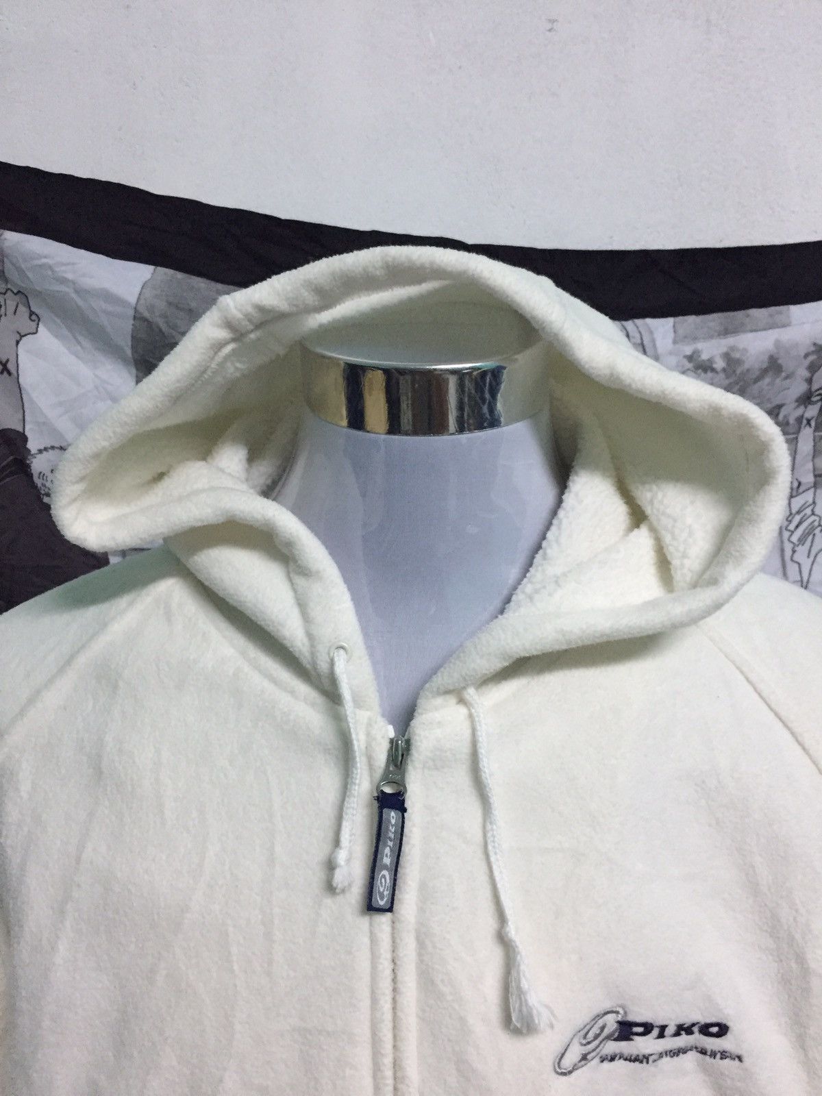 Japanese Brand Piko Hawaiian Longboard Wear Thick Fleece Jacket Hoodie Size US L / EU 52-54 / 3 - 8 Thumbnail