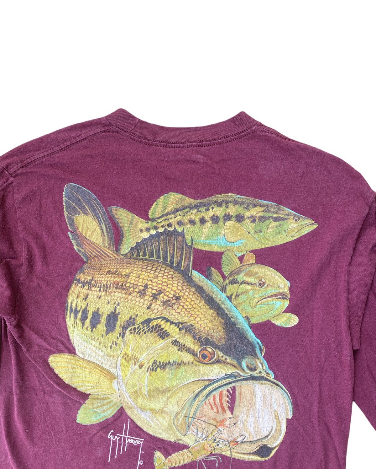 Guy Harvey × Vintage Vintage 90s Guy Harvey Fishing Base Big logo Long Sleeve Size US M / EU 48-50 / 2 - 4 Thumbnail