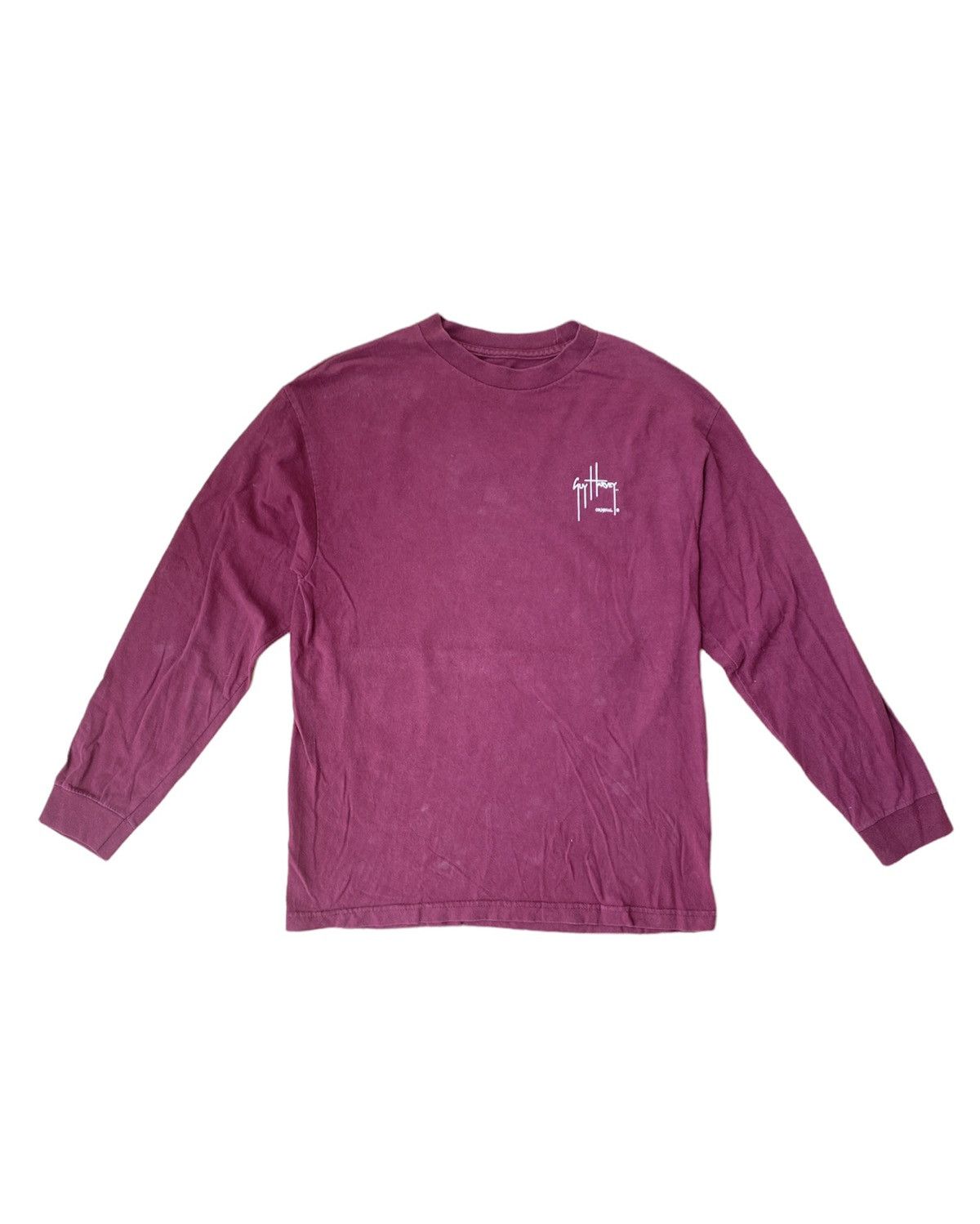 Guy Harvey × Vintage Vintage 90s Guy Harvey Fishing Base Big logo Long Sleeve Size US M / EU 48-50 / 2 - 2 Thumbnail