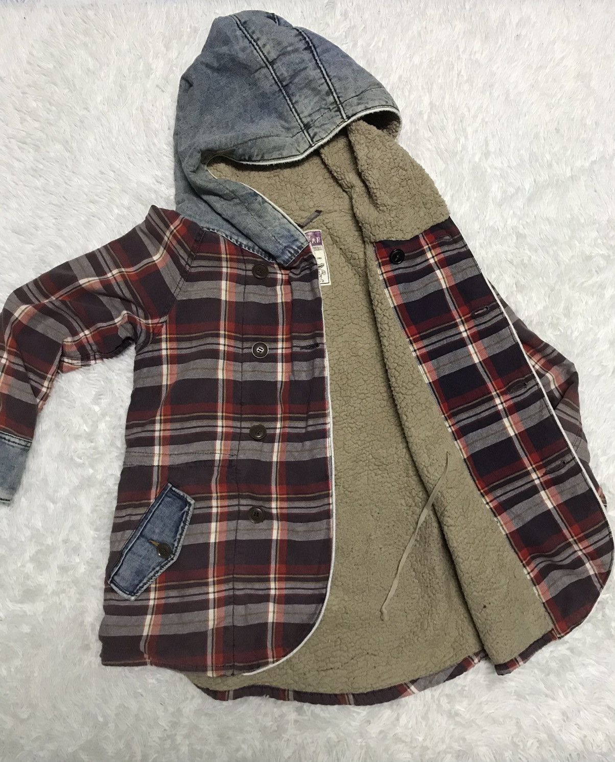 Japanese Brand 💥Steals💥Vtg Authentic Cube Sugar Work Wear Jacket Hooded Size US M / EU 48-50 / 2 - 15 Thumbnail