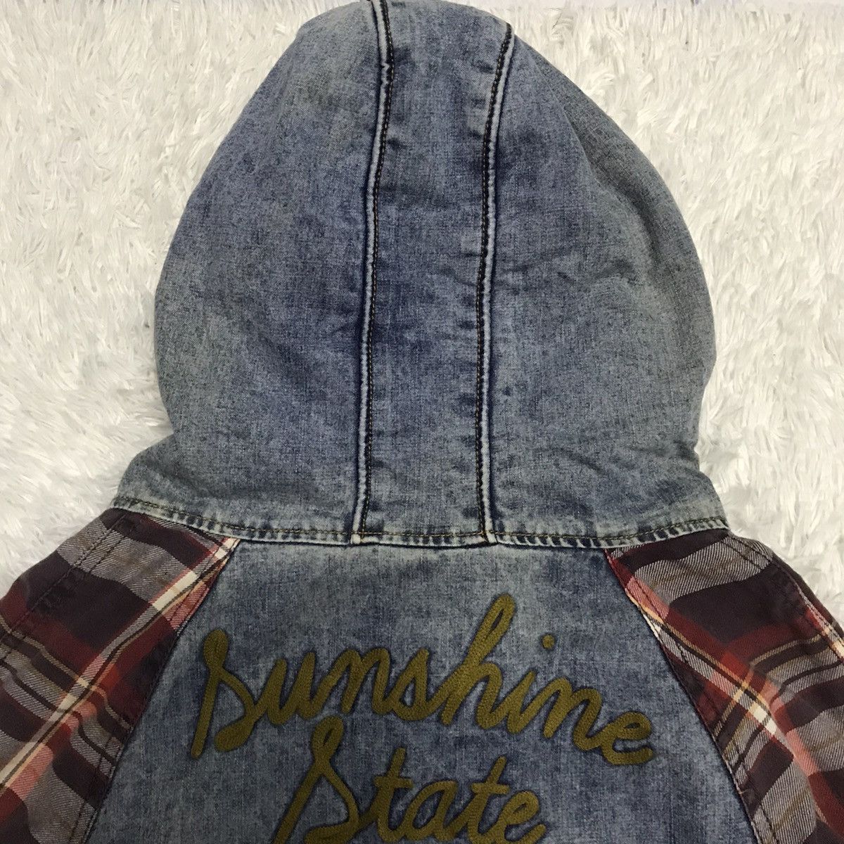 Japanese Brand 💥Steals💥Vtg Authentic Cube Sugar Work Wear Jacket Hooded Size US M / EU 48-50 / 2 - 12 Thumbnail