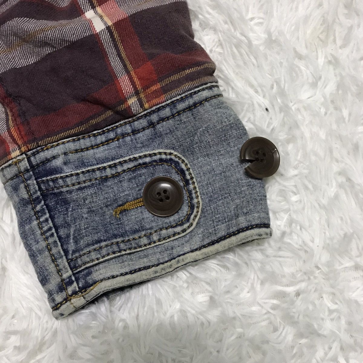 Japanese Brand 💥Steals💥Vtg Authentic Cube Sugar Work Wear Jacket Hooded Size US M / EU 48-50 / 2 - 14 Thumbnail