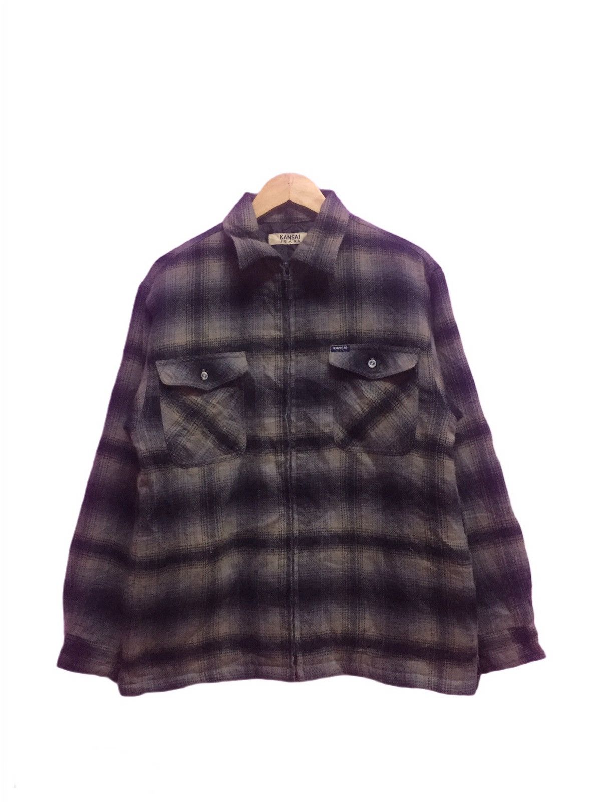 Flannel Vintage Kansai Jeans Flannel Size M Size US M / EU 48-50 / 2 - 1 Thumbnail