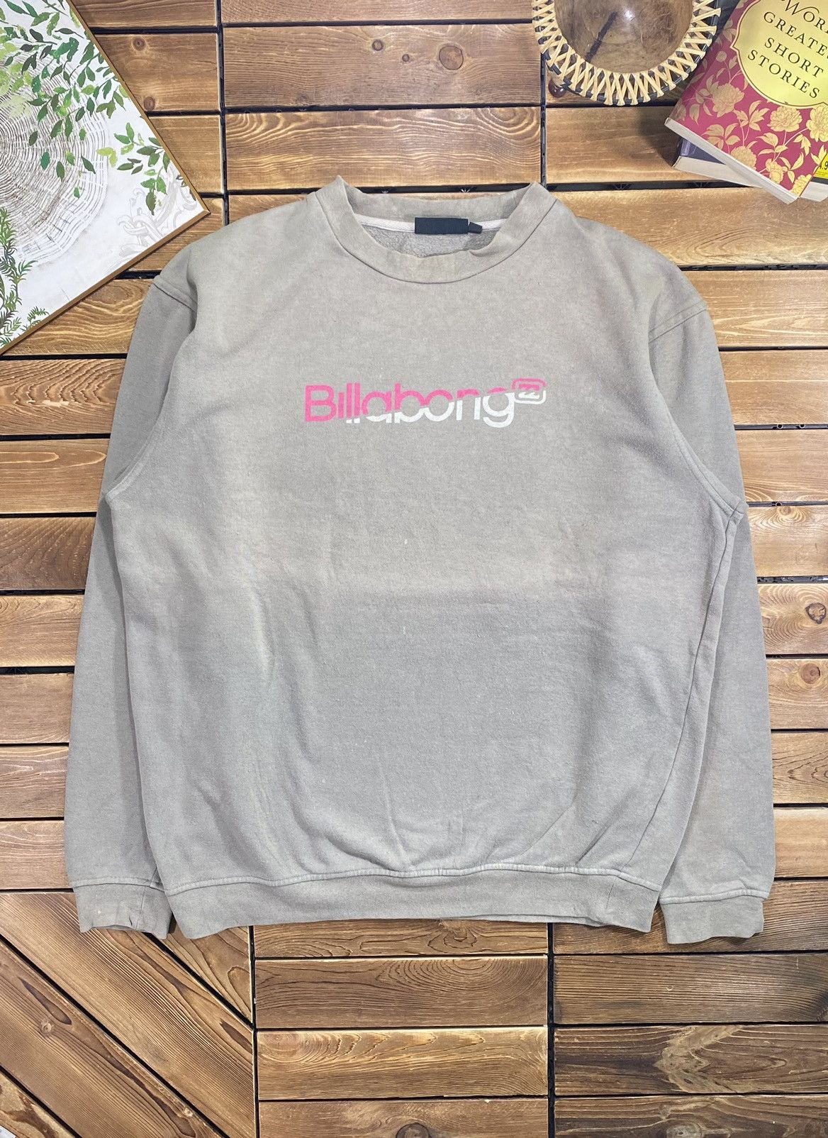 Billabong × Vintage Vintage 90s Billabong Surf Clothing Sweatshirt Size L Size US L / EU 52-54 / 3 - 2 Thumbnail