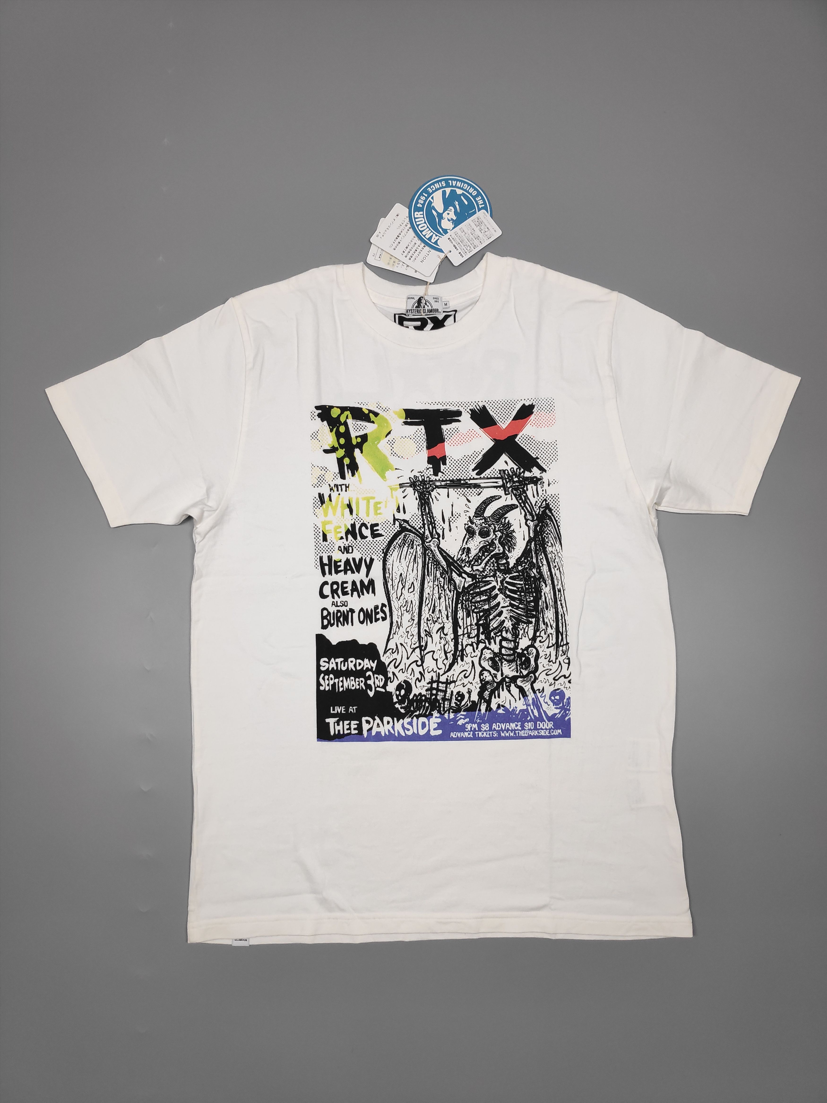 image of Band Tees x Hysteric Glamour Sickhysteric Glamour X Royal Trux in White, Men's (Size Medium)