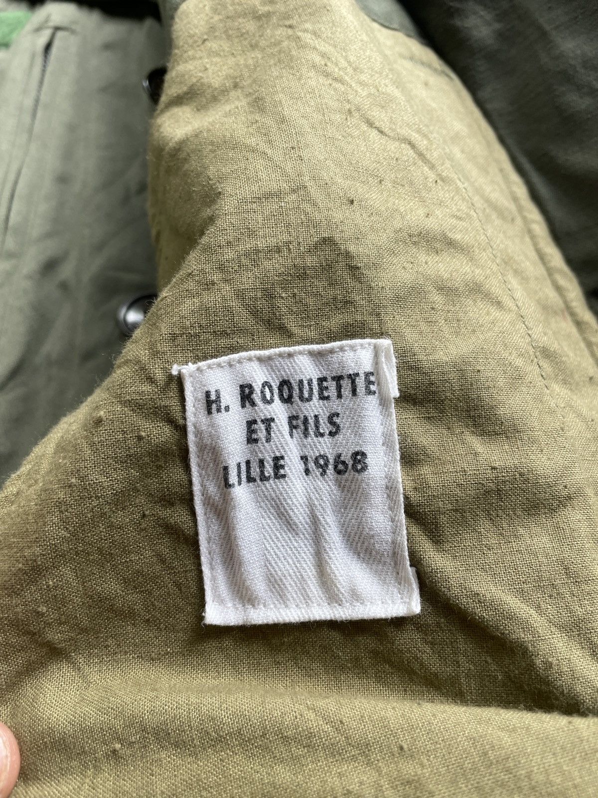 Other Vintage 1968 H.Roquette Et Fils Lilie Men's French Military Size US L / EU 52-54 / 3 - 7 Thumbnail
