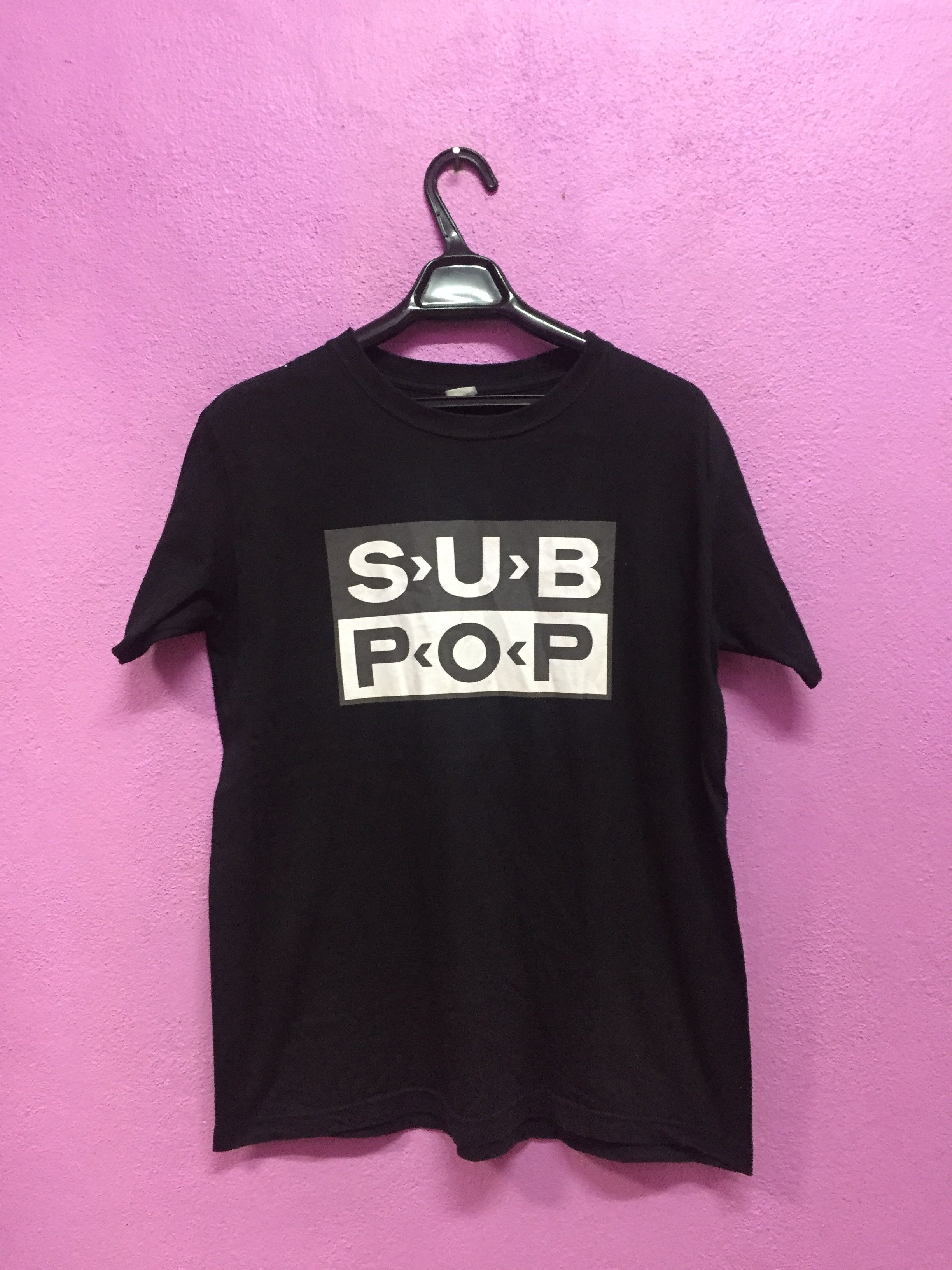 Band Tees Sub Pop Records Grunge Tee Size M Size US M / EU 48-50 / 2 - 1 Thumbnail