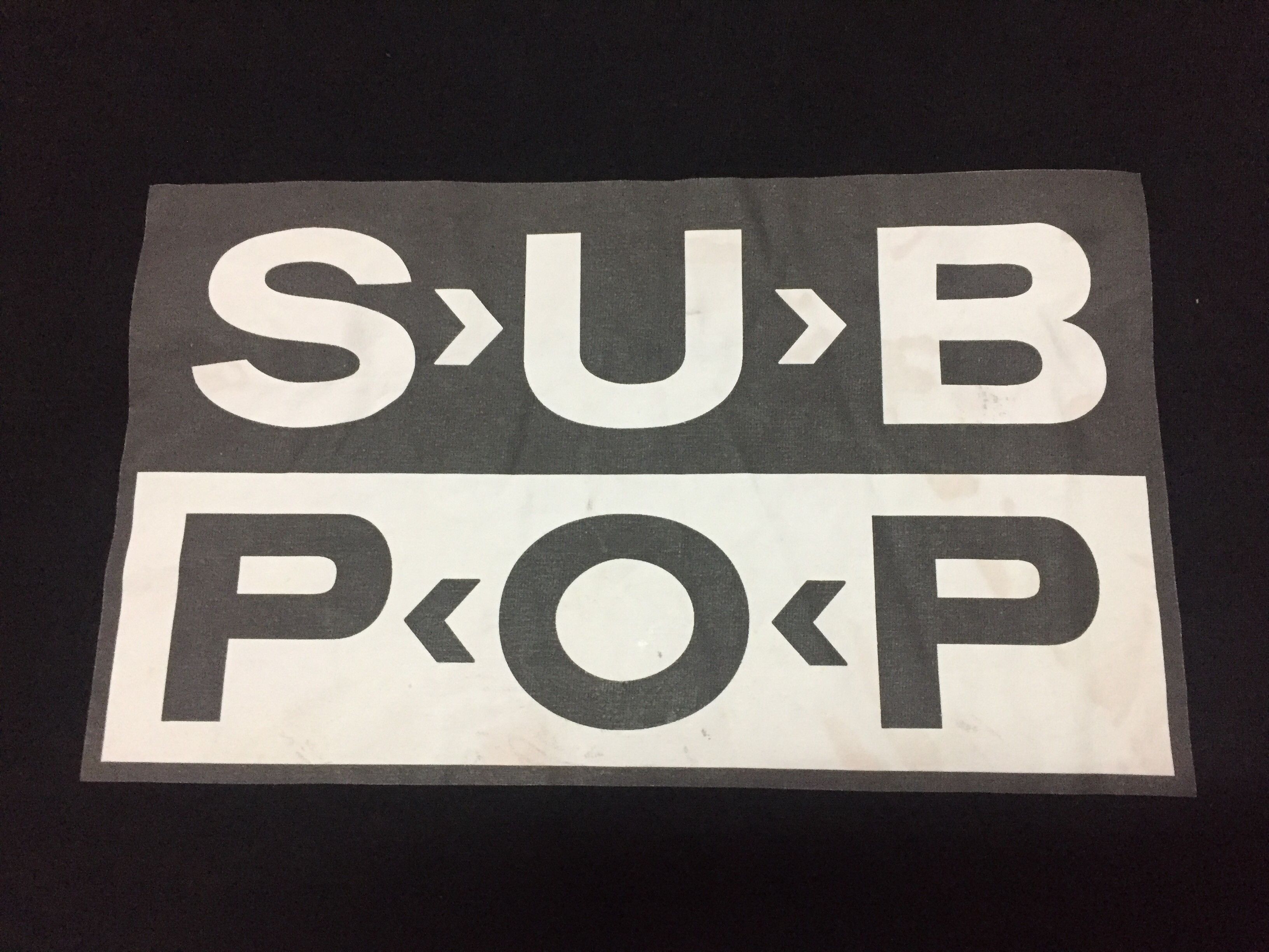 Band Tees Sub Pop Records Grunge Tee Size M Size US M / EU 48-50 / 2 - 3 Thumbnail