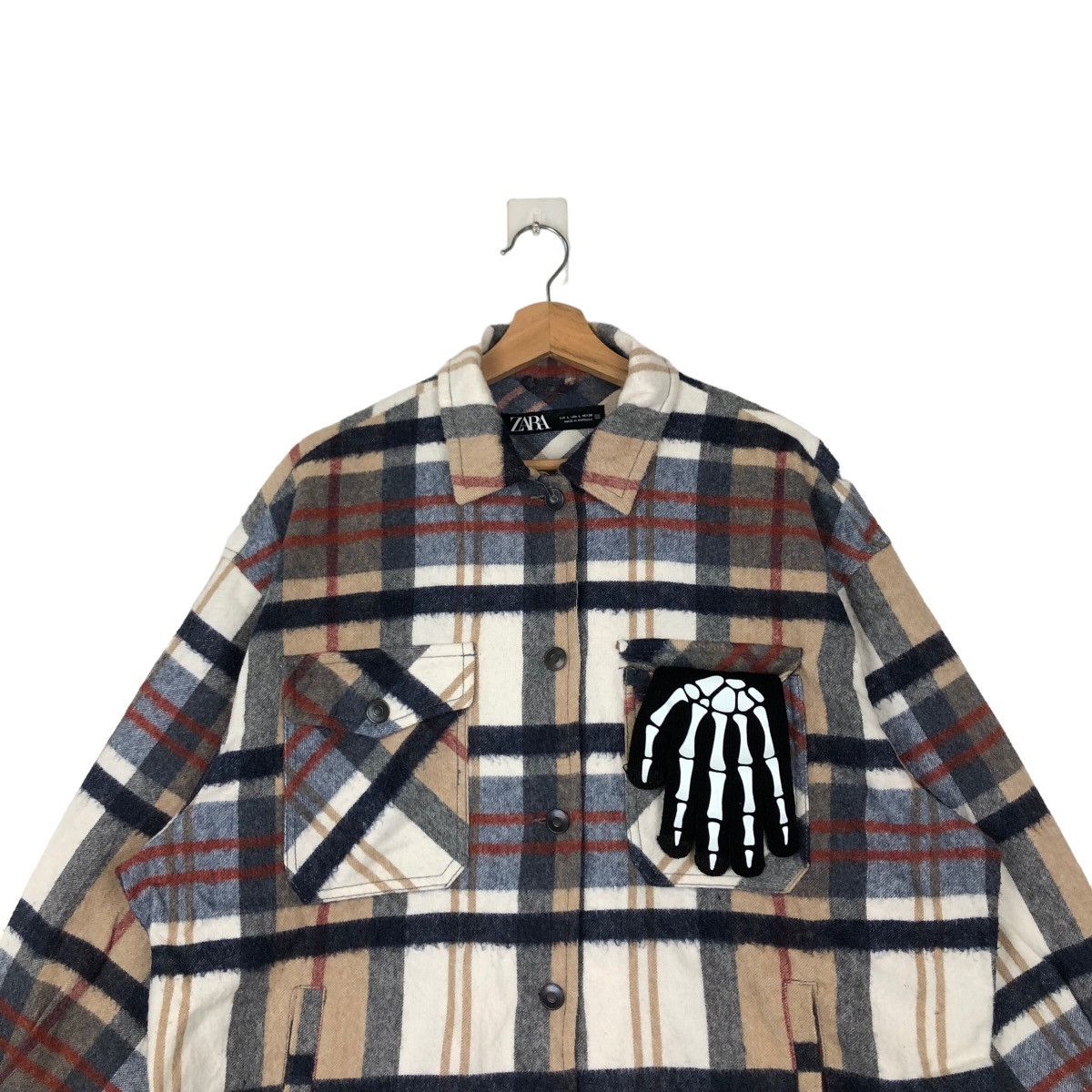 Flannel VINTAGE FLANNEL JACKET ZARA TARTAN DESIGN Size US L / EU 52-54 / 3 - 2 Thumbnail