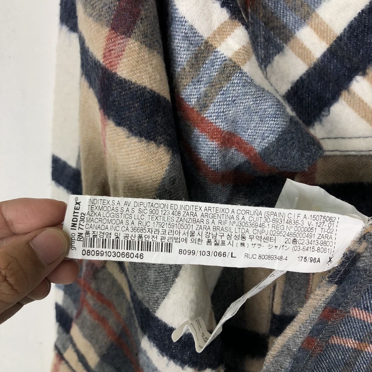 Flannel VINTAGE FLANNEL JACKET ZARA TARTAN DESIGN Size US L / EU 52-54 / 3 - 16 Thumbnail