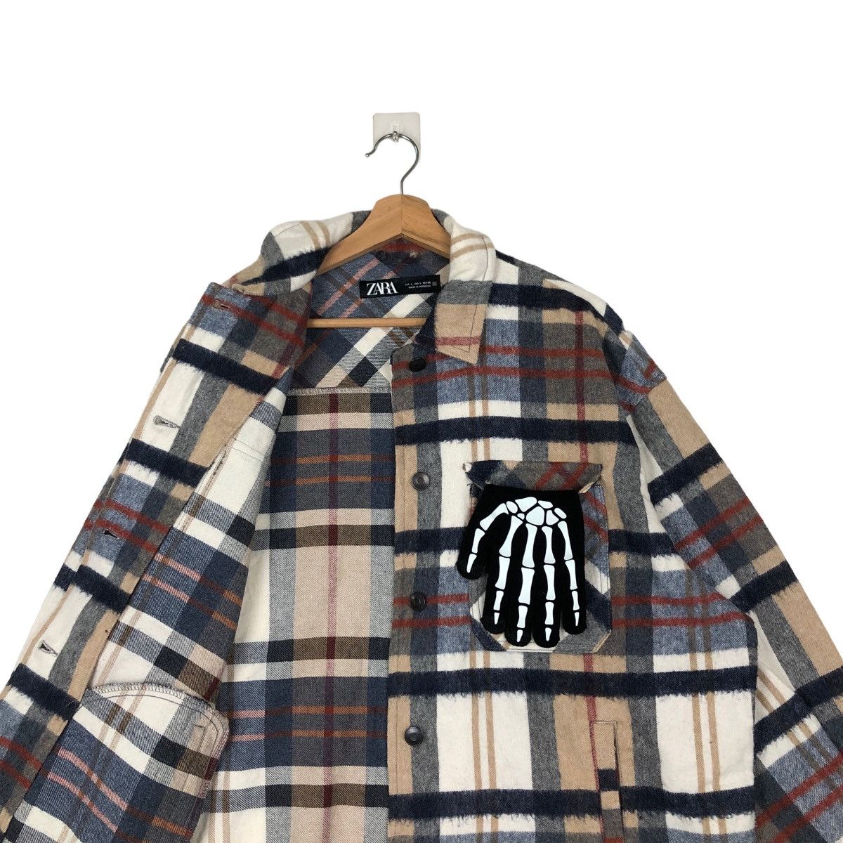 Flannel VINTAGE FLANNEL JACKET ZARA TARTAN DESIGN Size US L / EU 52-54 / 3 - 9 Thumbnail