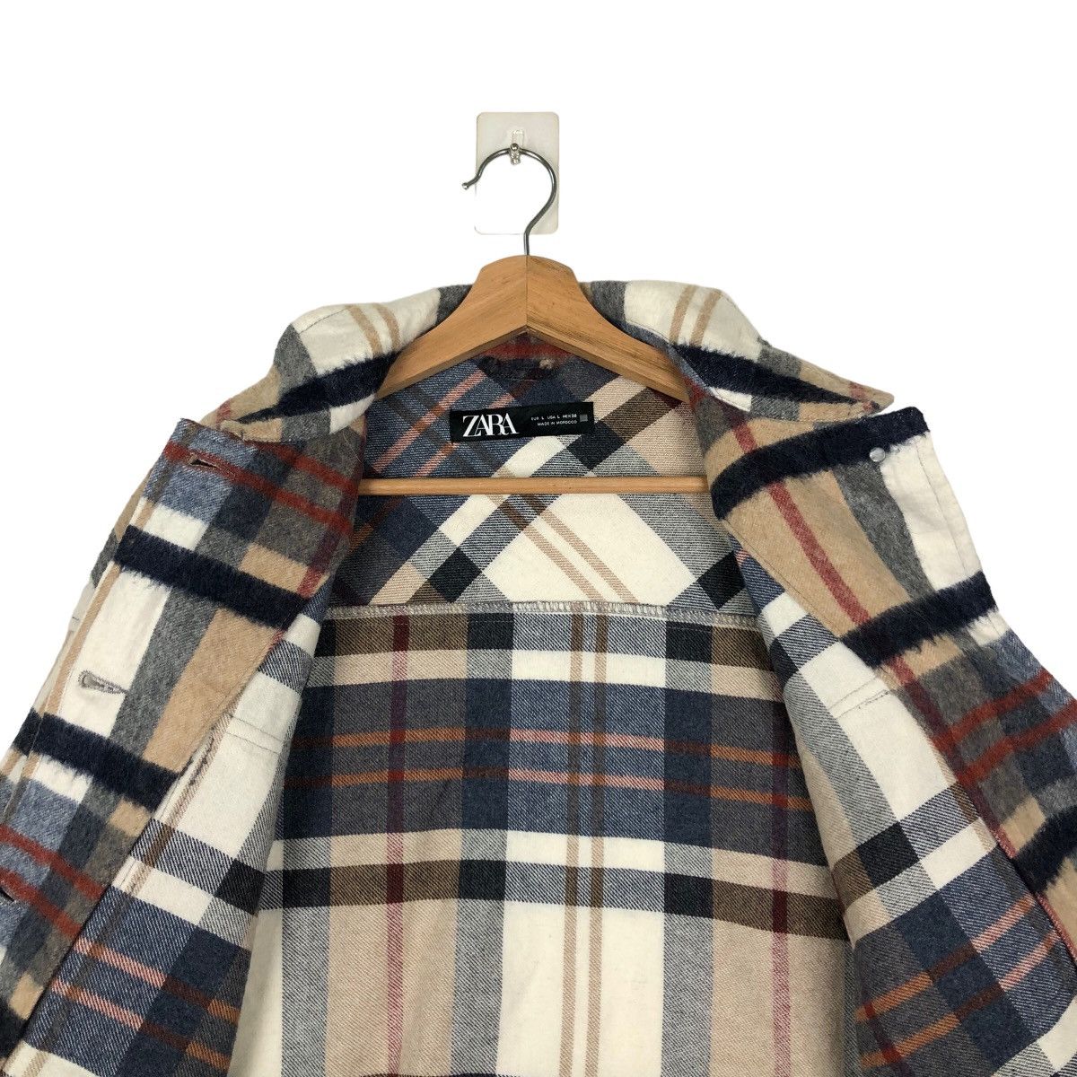 Flannel VINTAGE FLANNEL JACKET ZARA TARTAN DESIGN Size US L / EU 52-54 / 3 - 10 Thumbnail