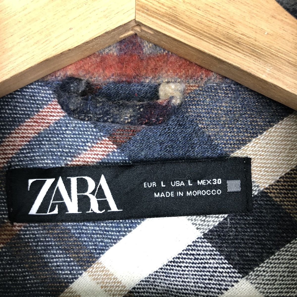 Flannel VINTAGE FLANNEL JACKET ZARA TARTAN DESIGN Size US L / EU 52-54 / 3 - 12 Thumbnail