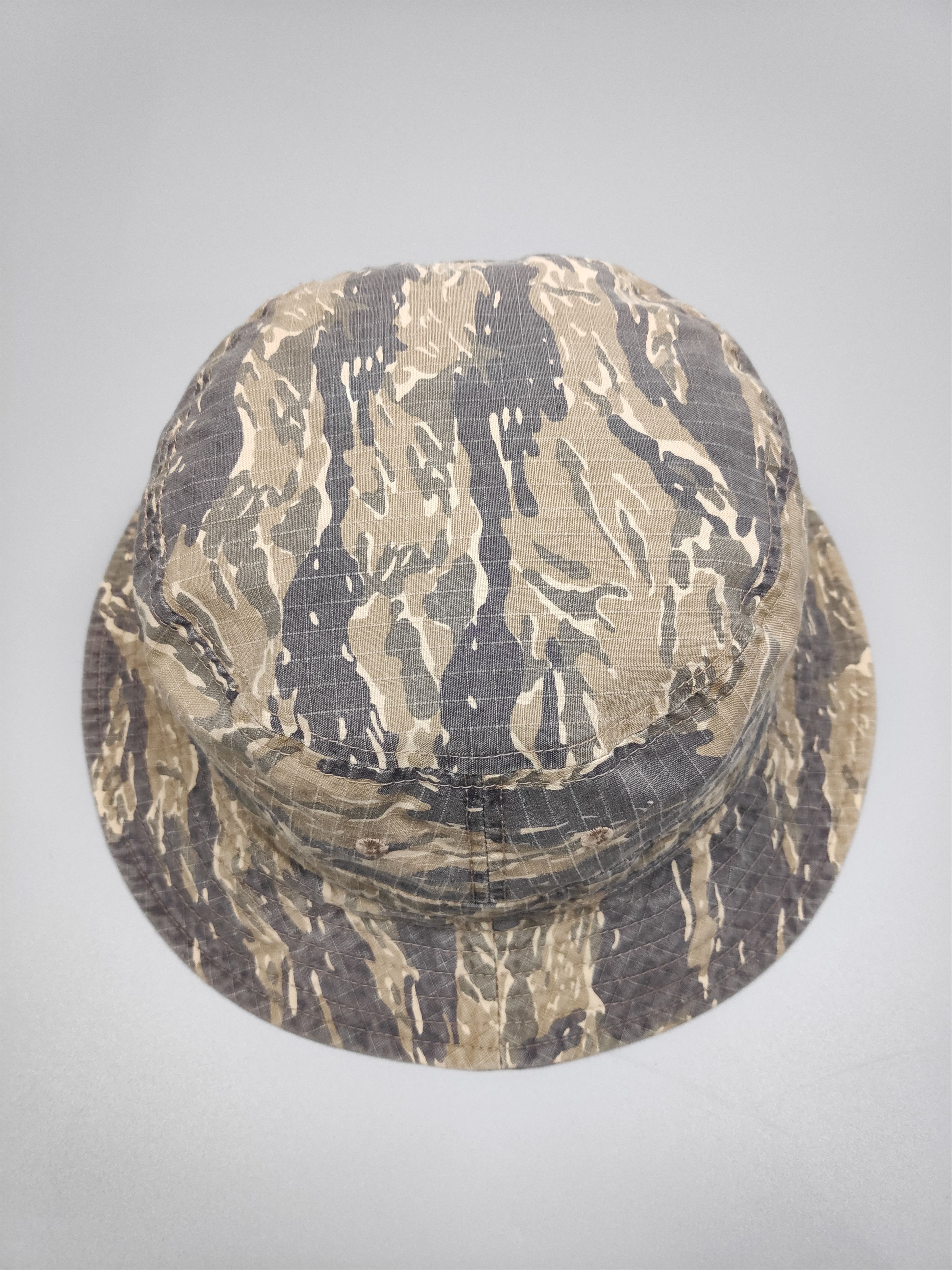 Hysteric Glamour × Japanese Brand × Vintage VINTAGE 🔥RARE🔥HYSTERIC GLAMOUR TIGER STRIPED BUCKET HAT Size ONE SIZE - 3 Thumbnail