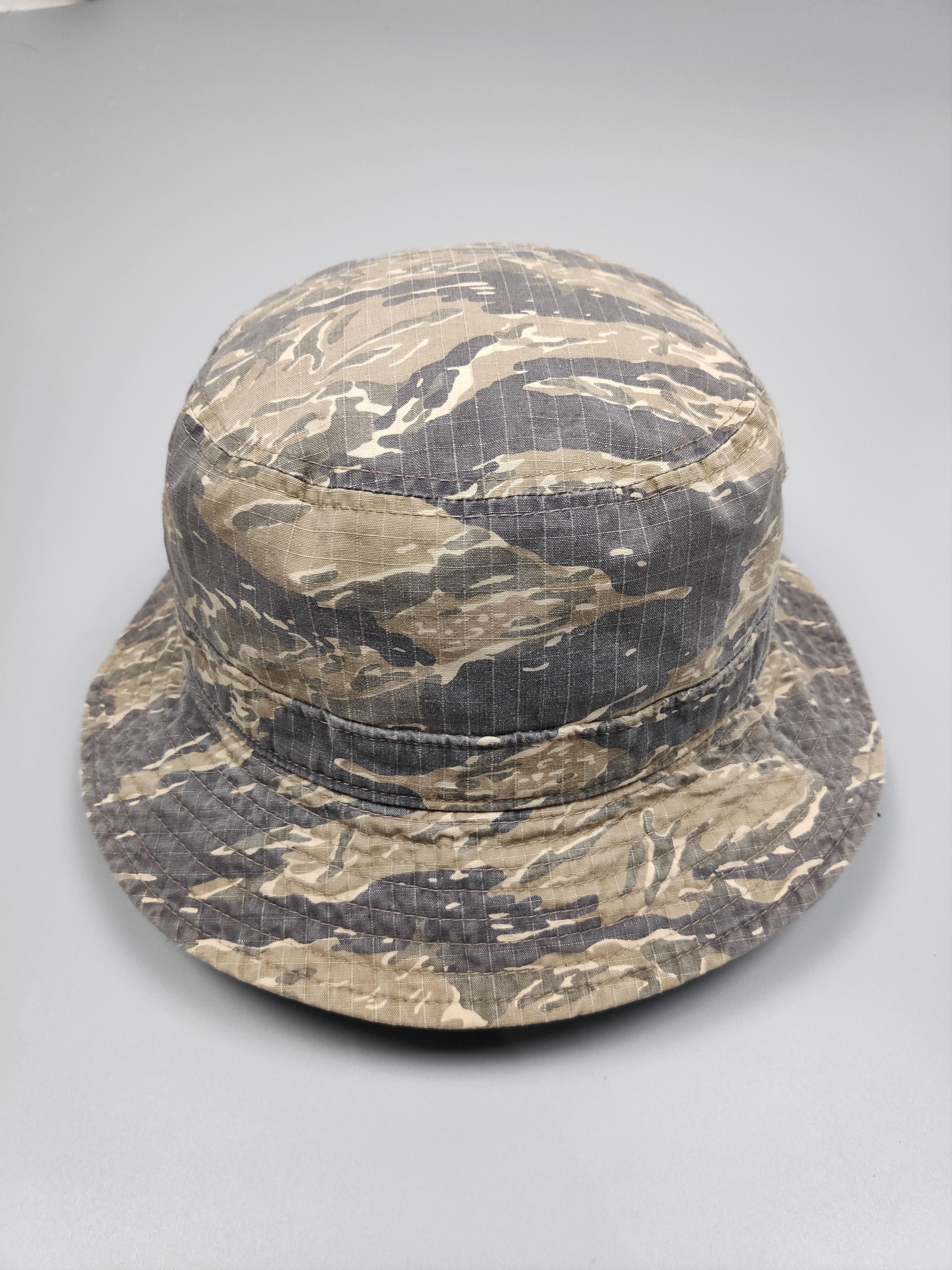 Hysteric Glamour × Japanese Brand × Vintage VINTAGE 🔥RARE🔥HYSTERIC GLAMOUR TIGER STRIPED BUCKET HAT Size ONE SIZE - 1 Thumbnail