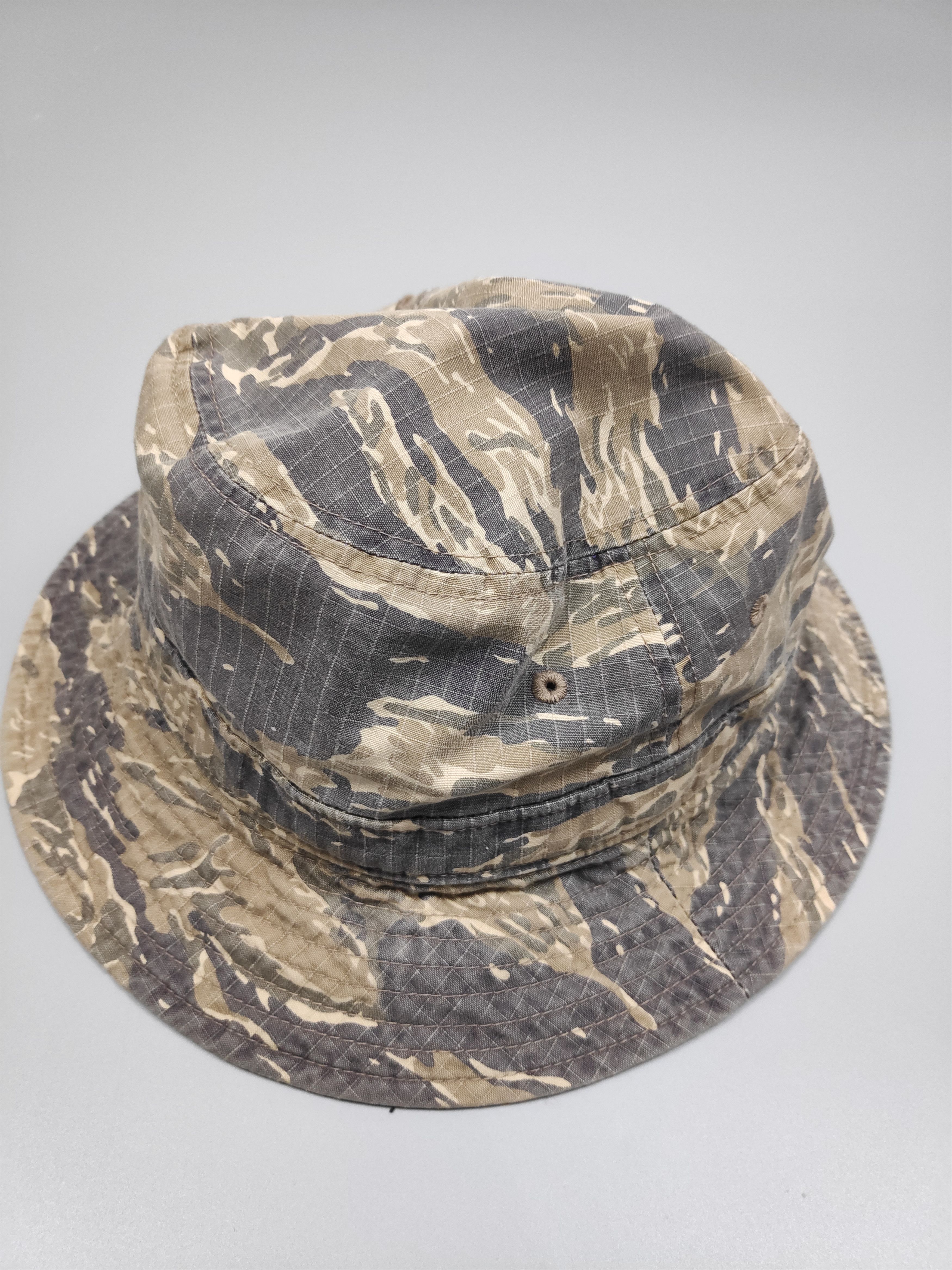Hysteric Glamour × Japanese Brand × Vintage VINTAGE 🔥RARE🔥HYSTERIC GLAMOUR TIGER STRIPED BUCKET HAT Size ONE SIZE - 4 Thumbnail
