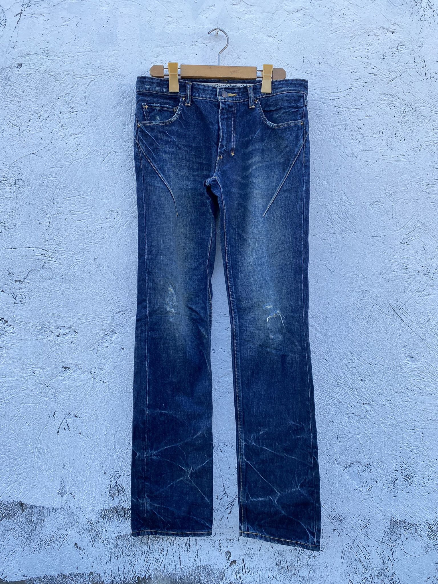 Number (N)ine SS07 Archive Raw Denim Straight Pants | Grailed