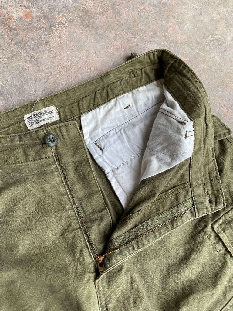 Vintage Alpha Industries Tactical Cargo Pants Multi Pocket Bondage Size US 36 / EU 52 - 6 Thumbnail