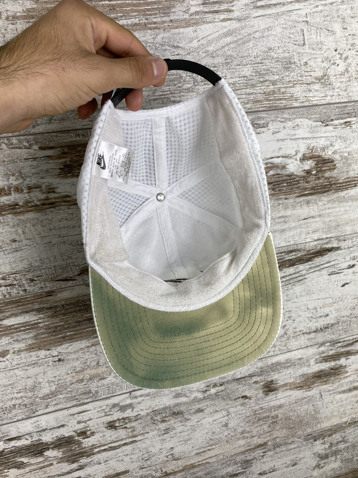 Nike × Vintage Mens Vintage Nike swoosh cap Streetwear hats y2k acg tn Size ONE SIZE - 6 Thumbnail