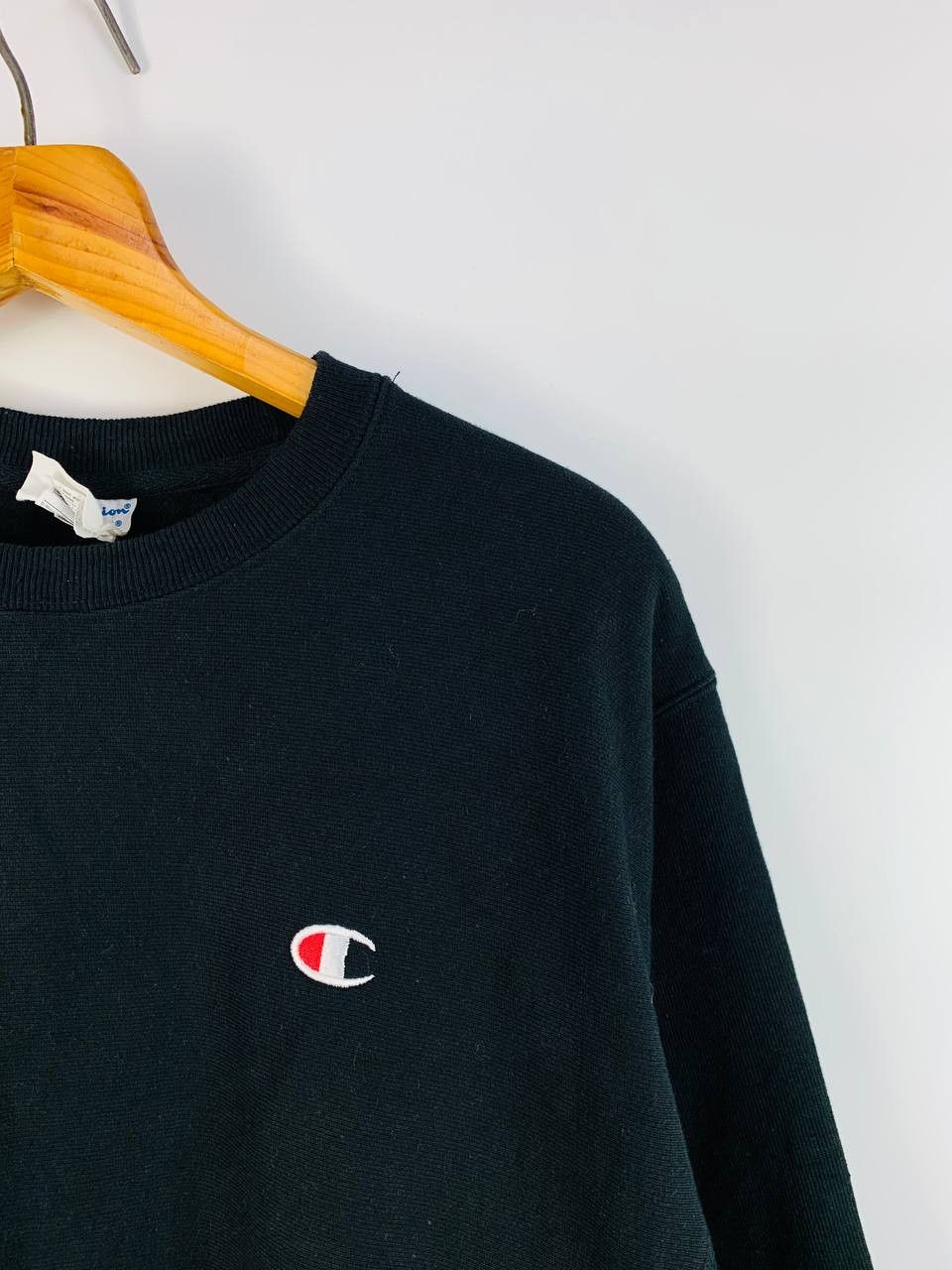Champion Champion sweatshirt black cotton M Size US M / EU 48-50 / 2 - 2 Thumbnail